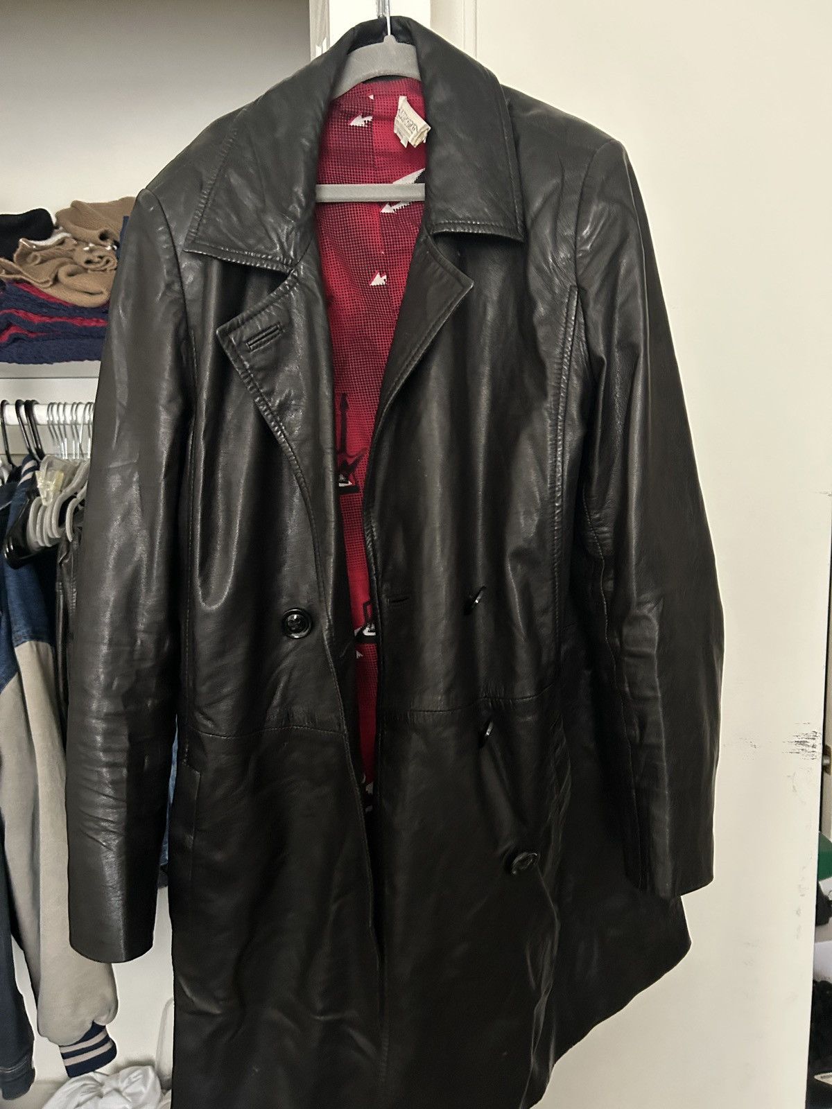 Zadig & Voltaire Zadig & Voltaire XS Black Lamb Leather Trench Coat Size XS / US 0-2 / IT 36-38 - 1 Thumbnail