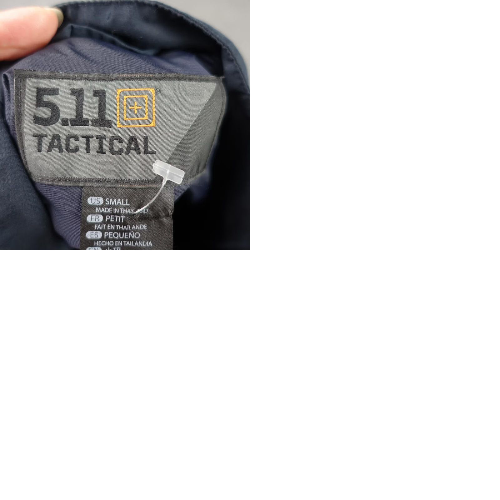Vintage 5.11 Tactical Jacket Mens S Black Full Zip Windbreaker Elastic Cuffs Pockets Gray Solid Windbreaker Casual Workwear Mens Regular Zip Size US S / EU 44-46 / 1 - 10 Thumbnail
