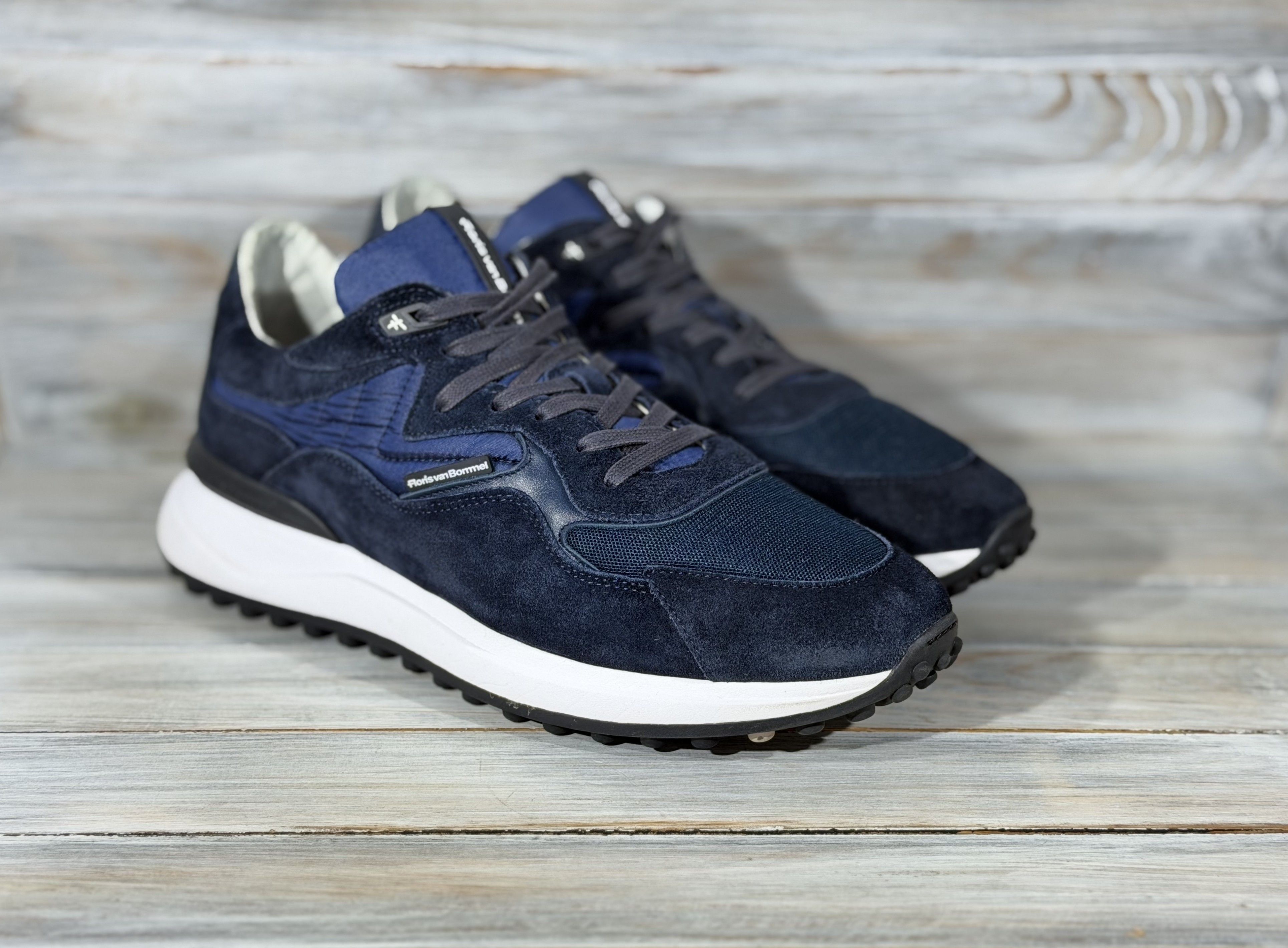 Floris van Bommel FLORIS VAN BOMMEL Noppi Night Blue Suede Sneakers Luxury Size US 10.5 / EU 43-44 - 2 Thumbnail