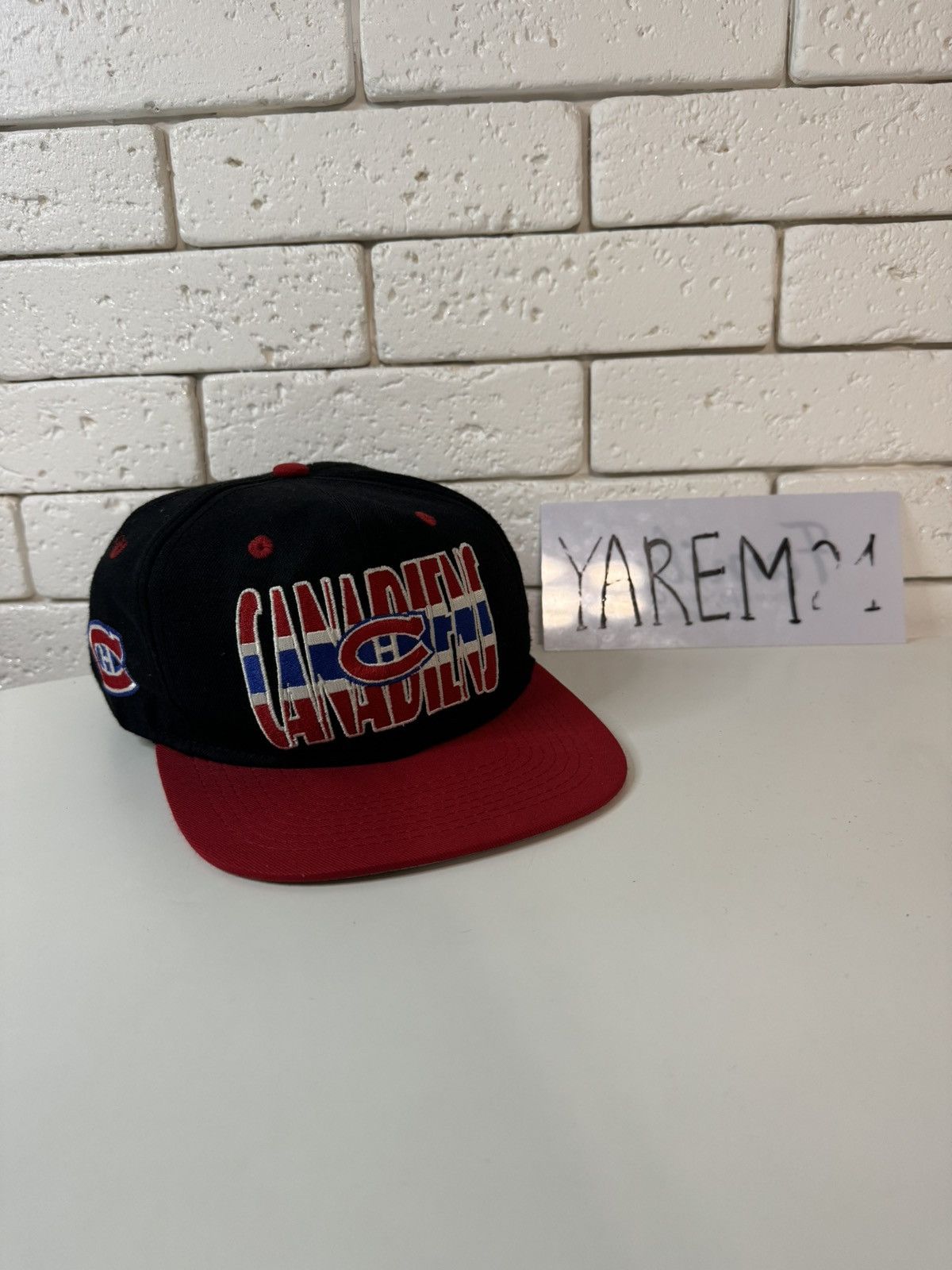 NHL Montreal Canadiens vintage made in Canada cap hat Size ONE SIZE - 1 Thumbnail