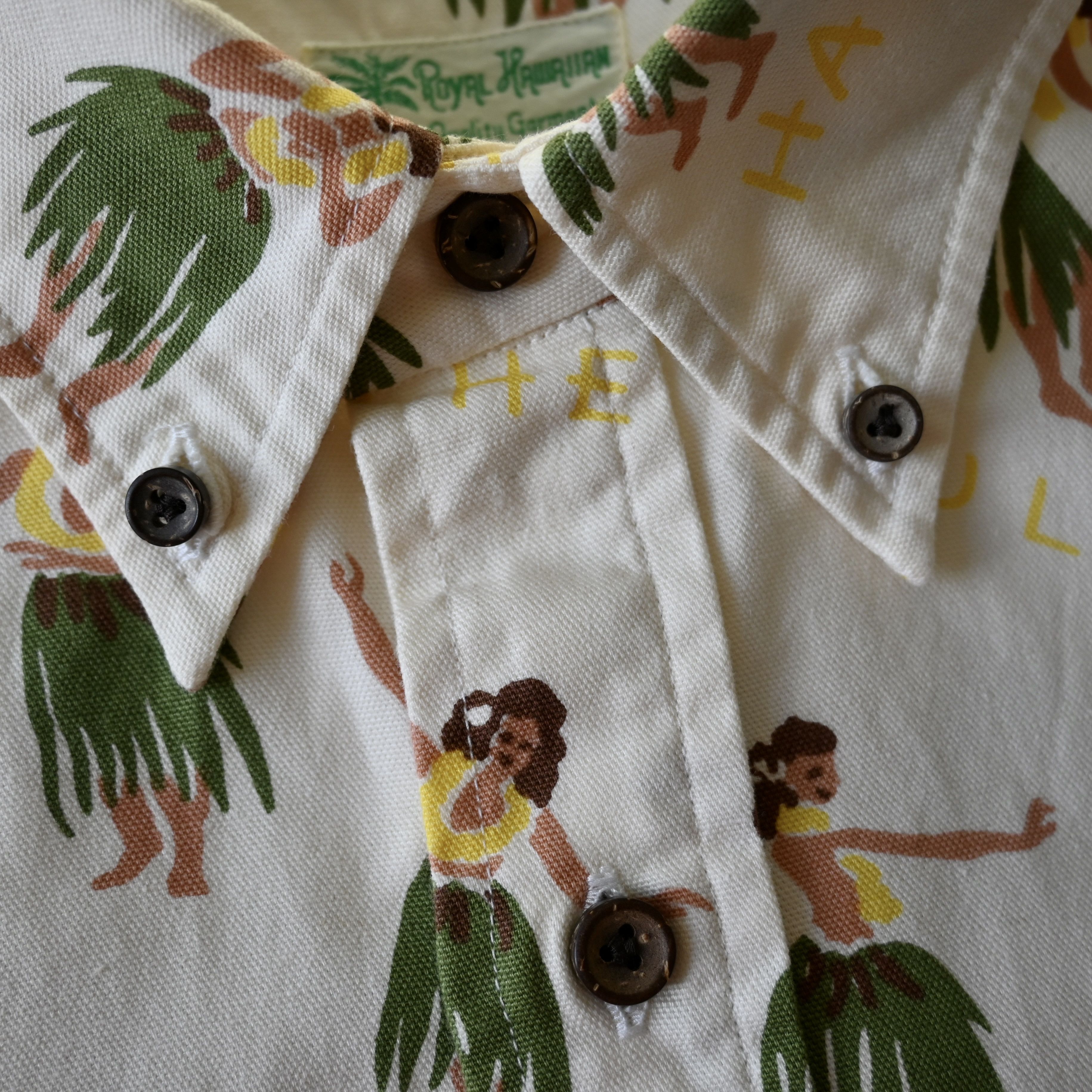 Sun Surf Sun Surf hula dance girls Oxford cotton Hawaiian BD shirt Size US L / EU 52-54 / 3 - 13 Thumbnail