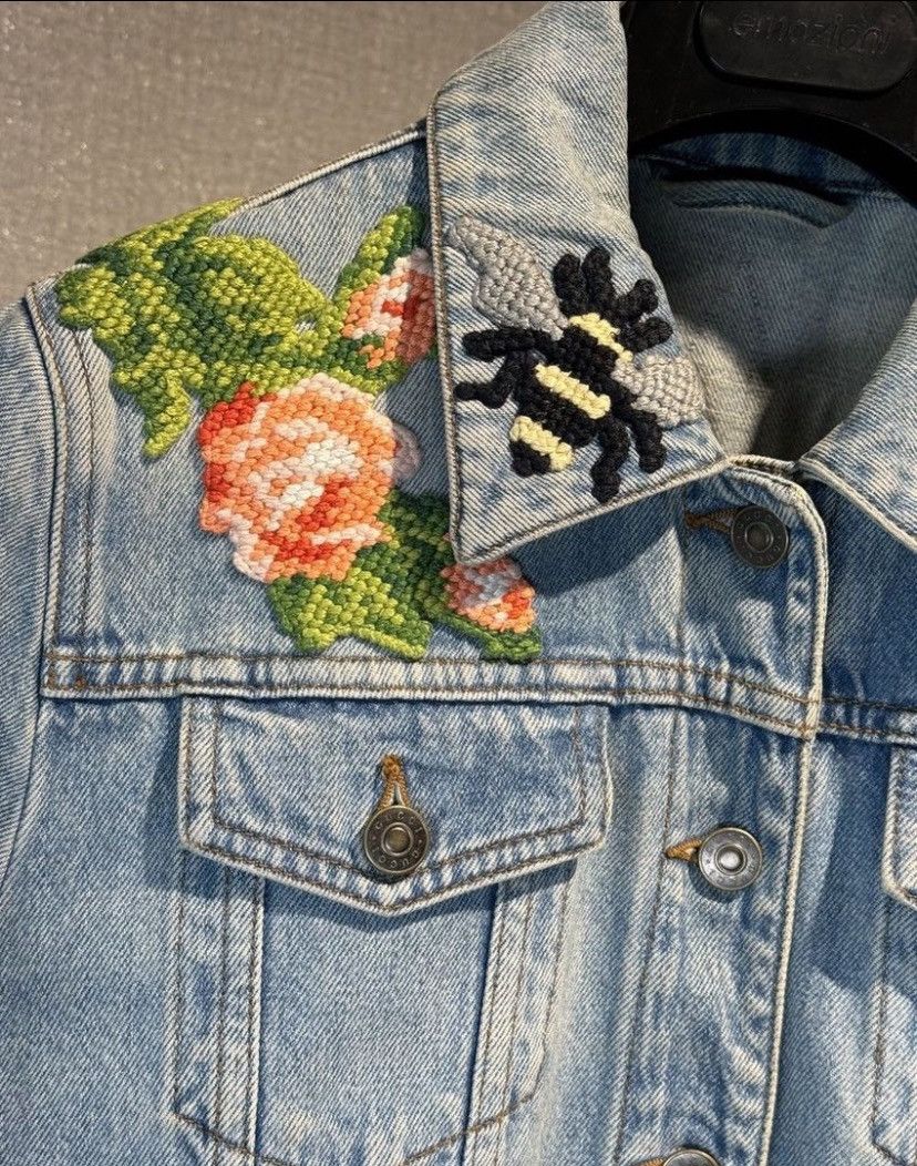 Gucci Gucci Blind For Love Denim Jacket Size M / US 6-8 / IT 42-44 - 6 Thumbnail