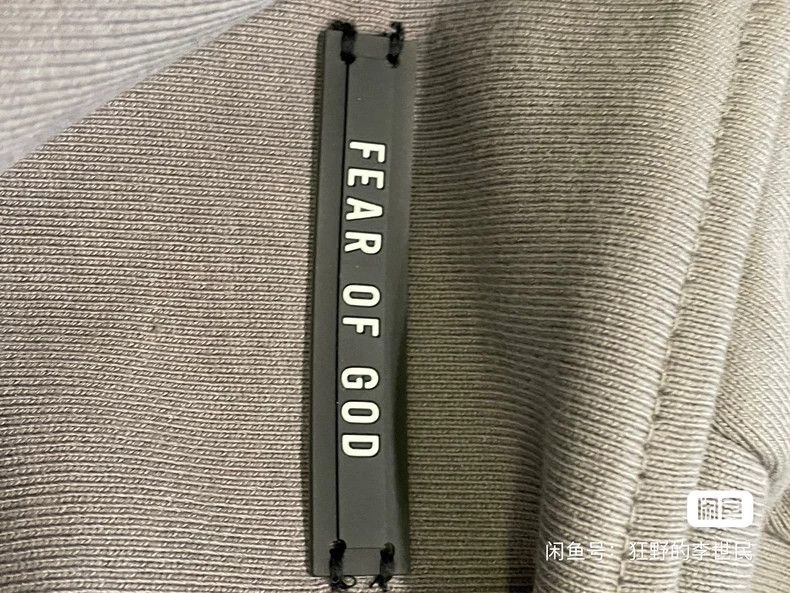 Fear of God Fear of God God Grey Zip Hoodie Size US L / EU 52-54 / 3 - 3 Thumbnail