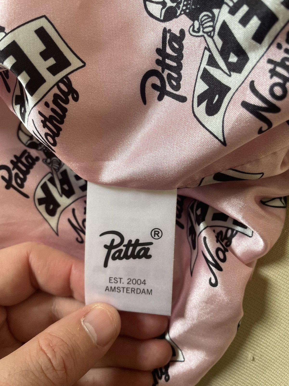 Patta Rare Patta lightweight twill jacket with pink inner Size US L / EU 52-54 / 3 - 6 Thumbnail