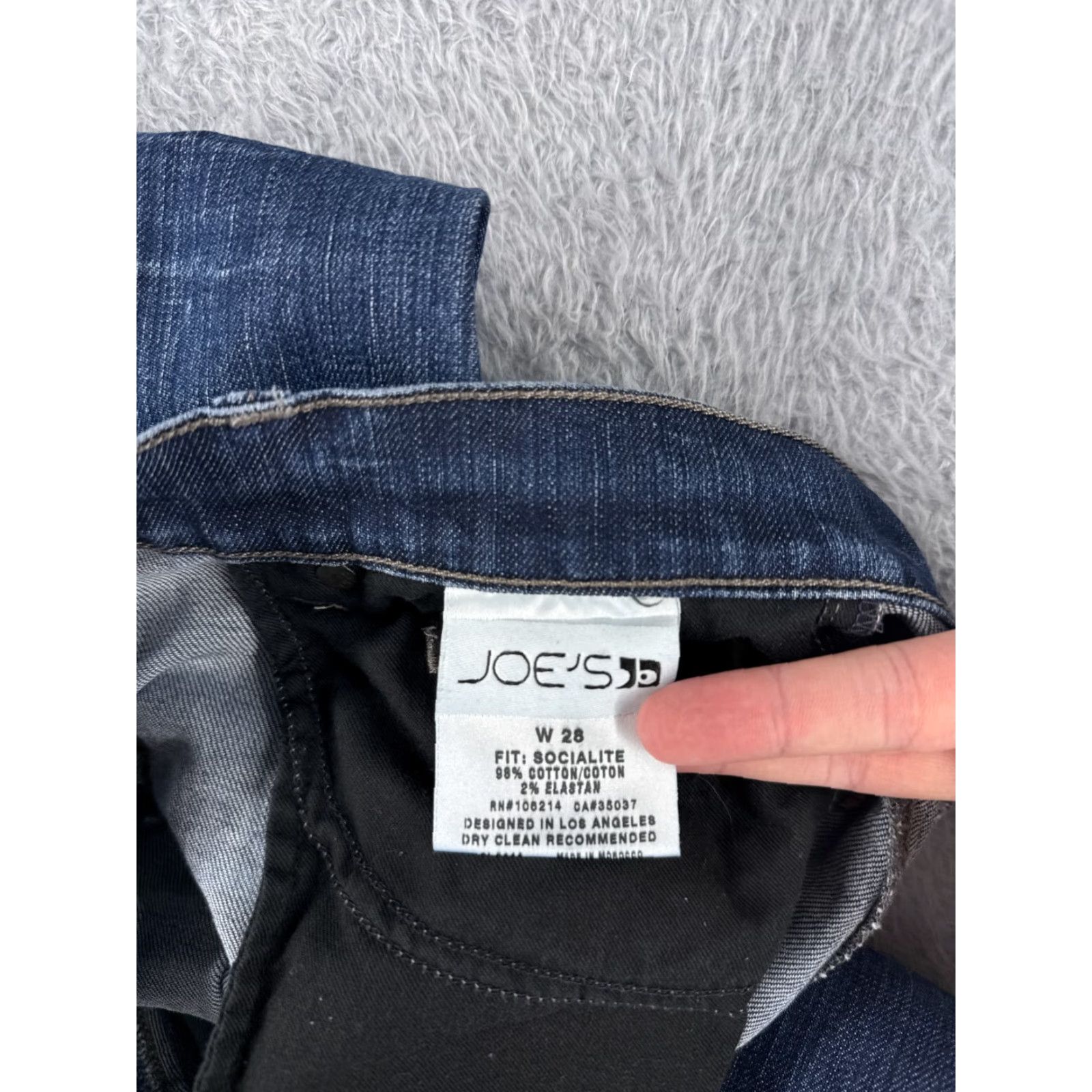 Vintage Joe's Jeans Jeans Women Bootcut Blue Denim 28 33in Low Rise Regular 5-Pocket Distressed Cotton Size 28" / US 6 / IT 42 - 7 Thumbnail