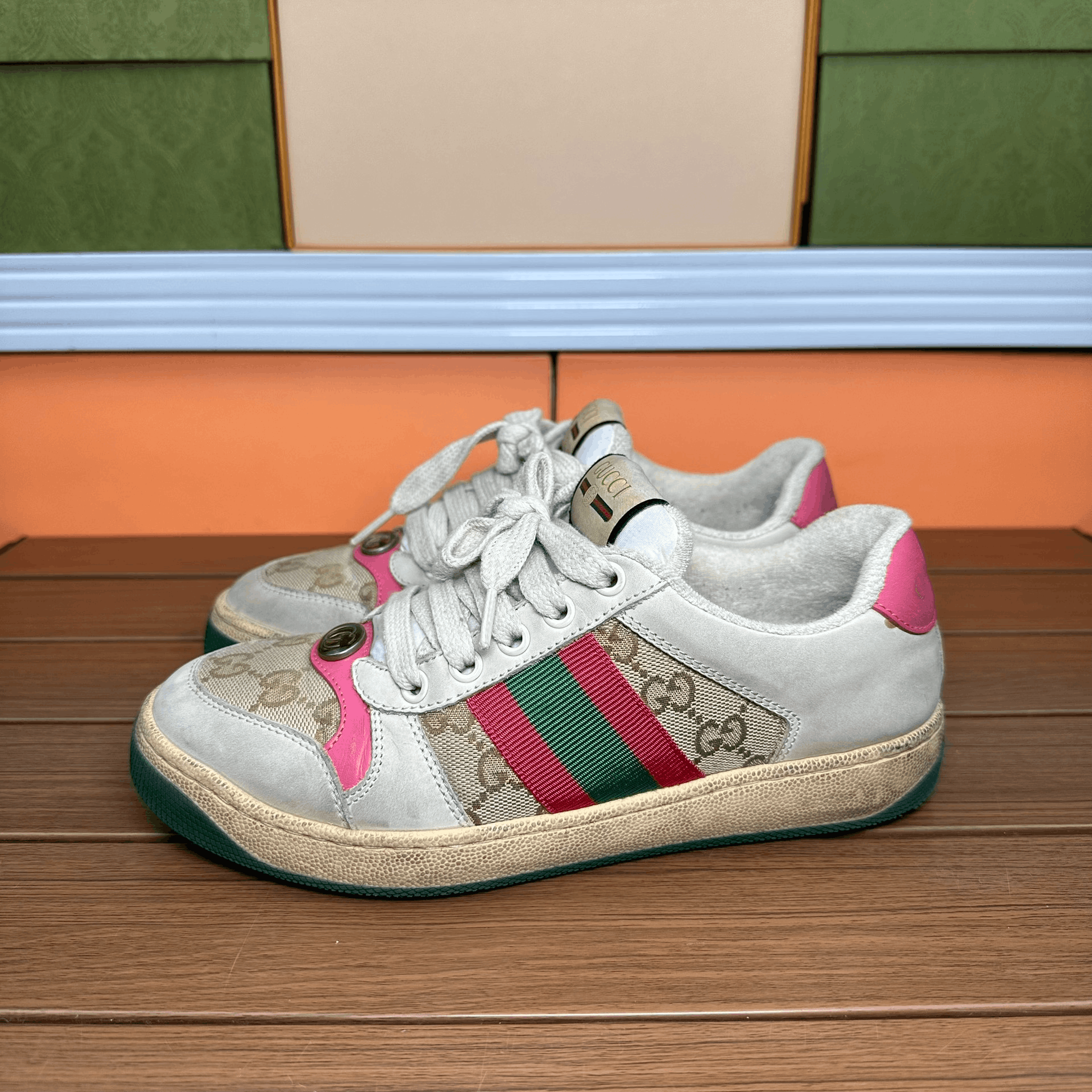 Gucci Gucci Lowtop Sneakers 10 Men Size US 10 / EU 43 - 1 Thumbnail