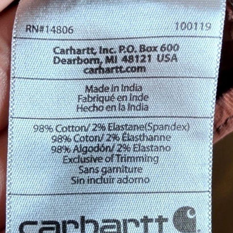 Carhartt Carhartt Shirt Mens Burnt Orange Plaid Pearl Snap Relaxed Fit Stretch Large Size US L / EU 52-54 / 3 - 7 Thumbnail