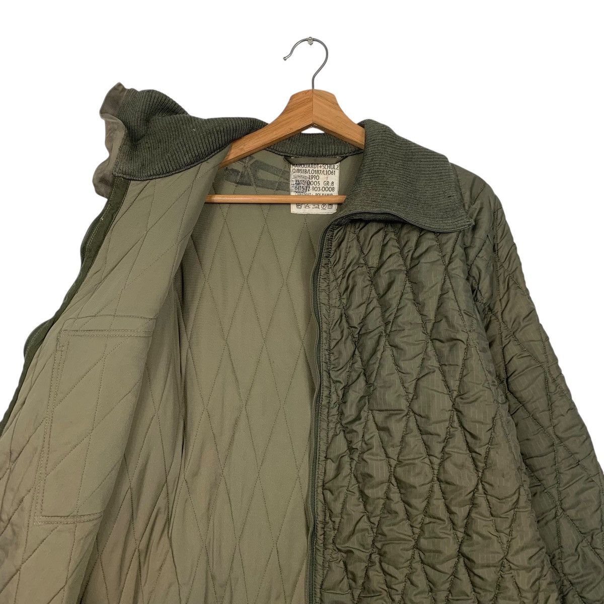Vintage Vintage Military Opti Zipper Quilted Jacket Size US M / EU 48-50 / 2 - 10 Thumbnail
