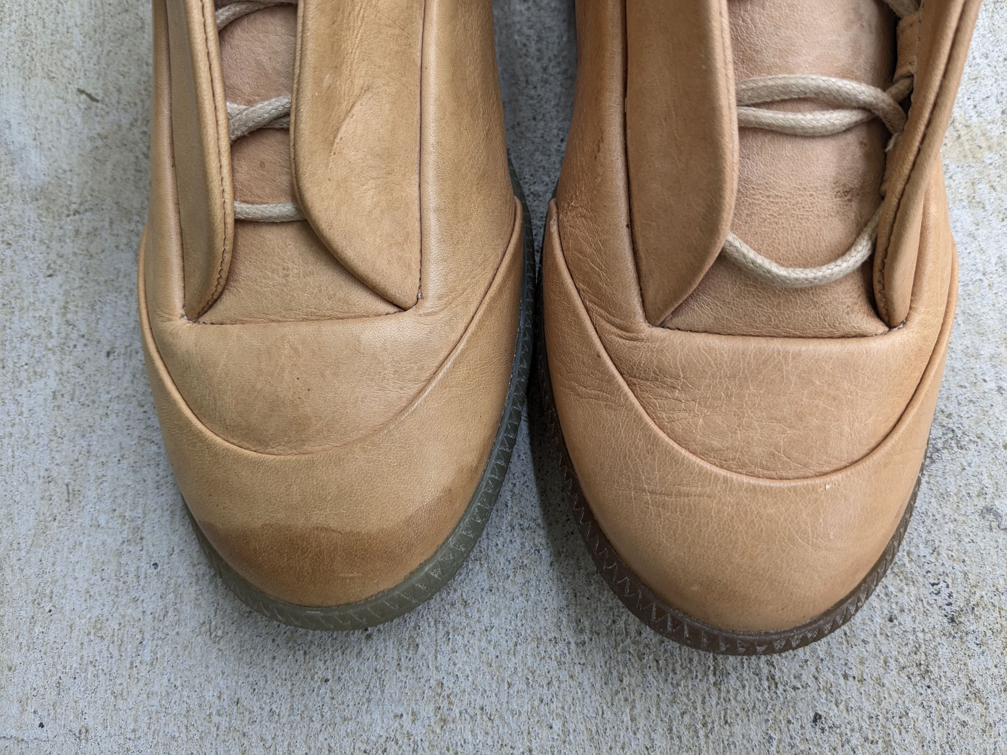 Maison Margiela Maison Margiela Future Brown 7 40 High Tops Leather Size US 7 / EU 40 - 3 Thumbnail