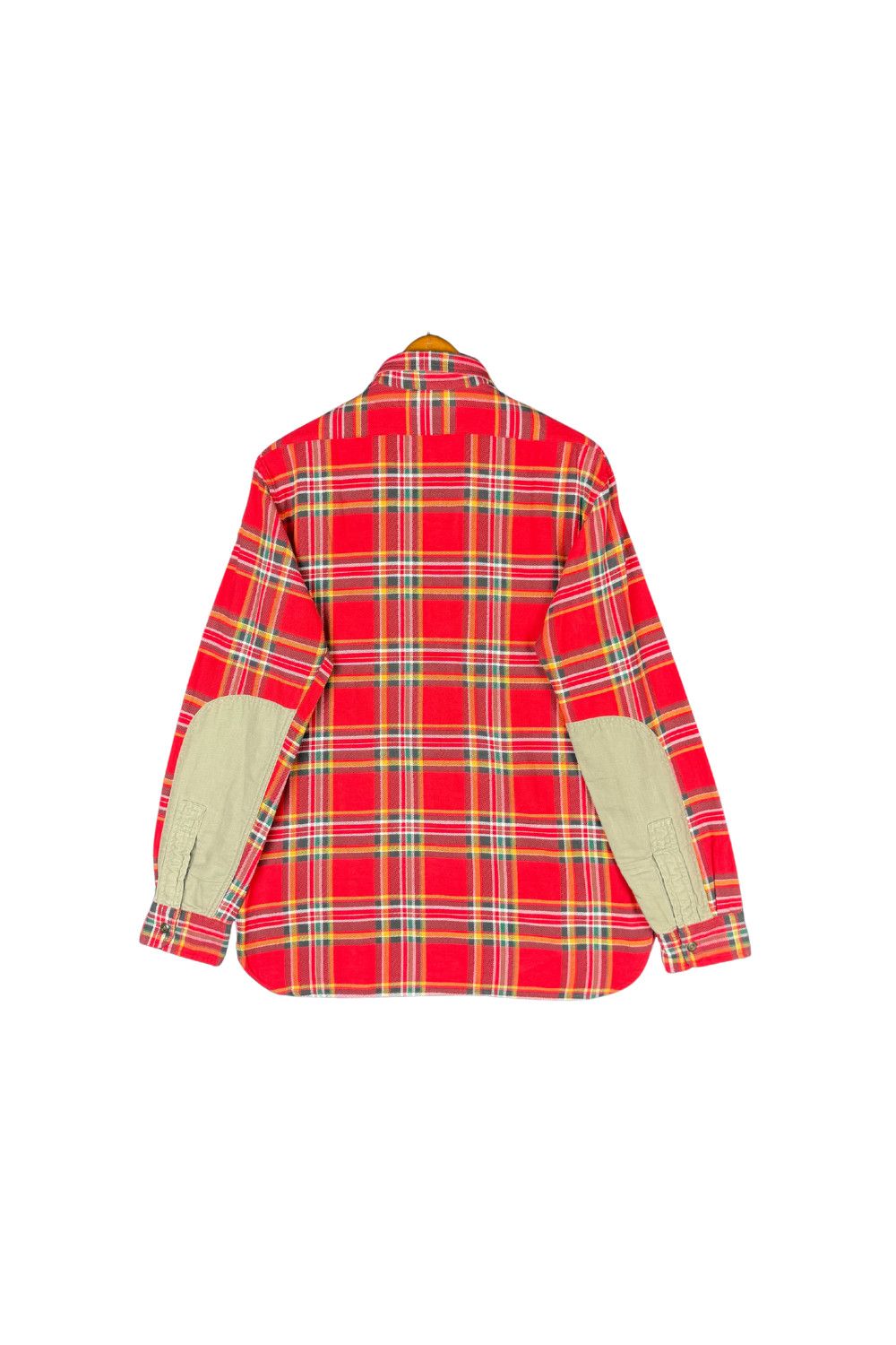 Polo Ralph Lauren Polo Ralph Lauren Tartan Utility Shirt Olive Patchwork Size US M / EU 48-50 / 2 - 2 Thumbnail
