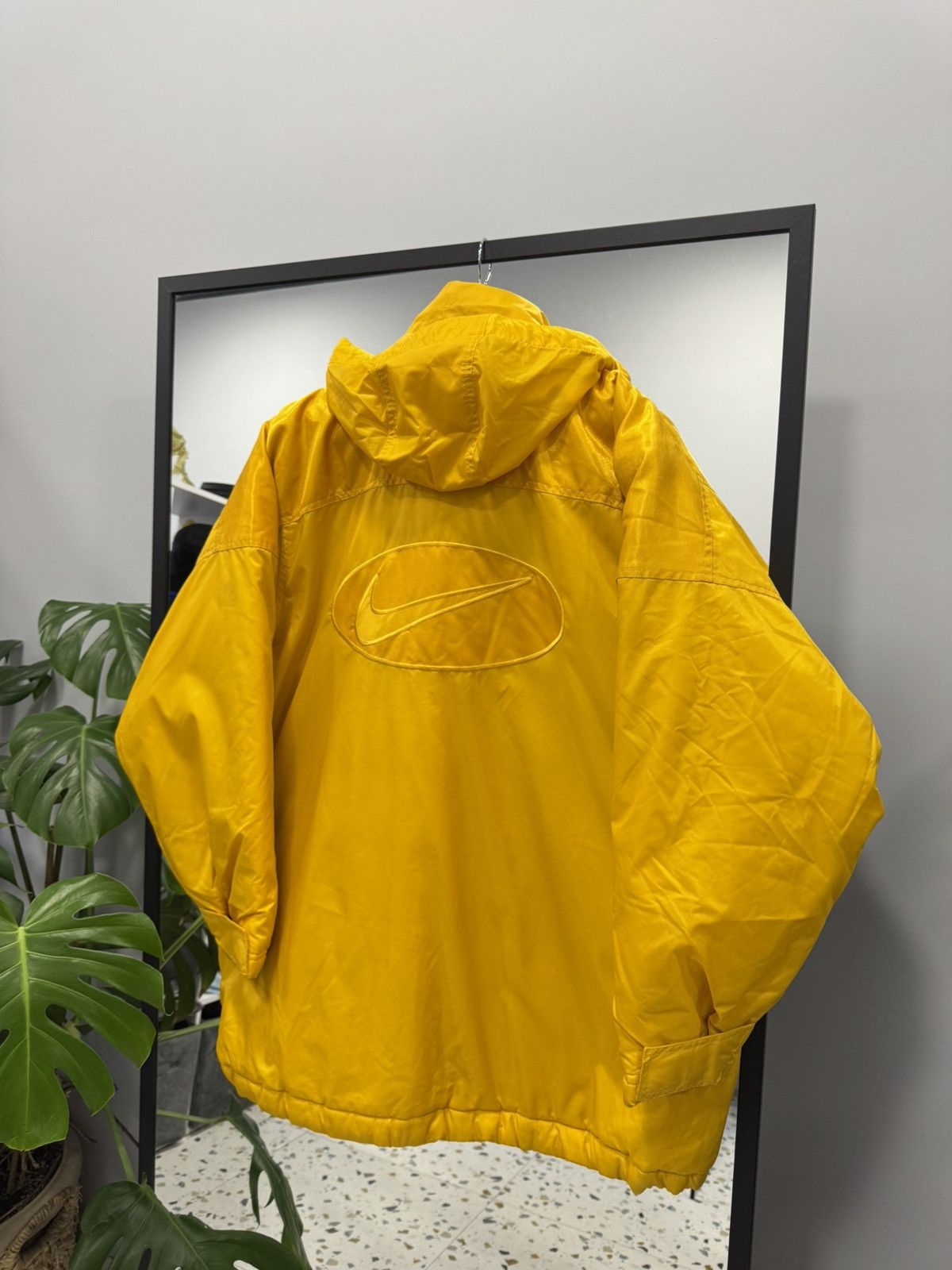 Nike Nike big logo yellow vintage jacket size M-L Size US M / EU 48-50 / 2 - 1 Thumbnail