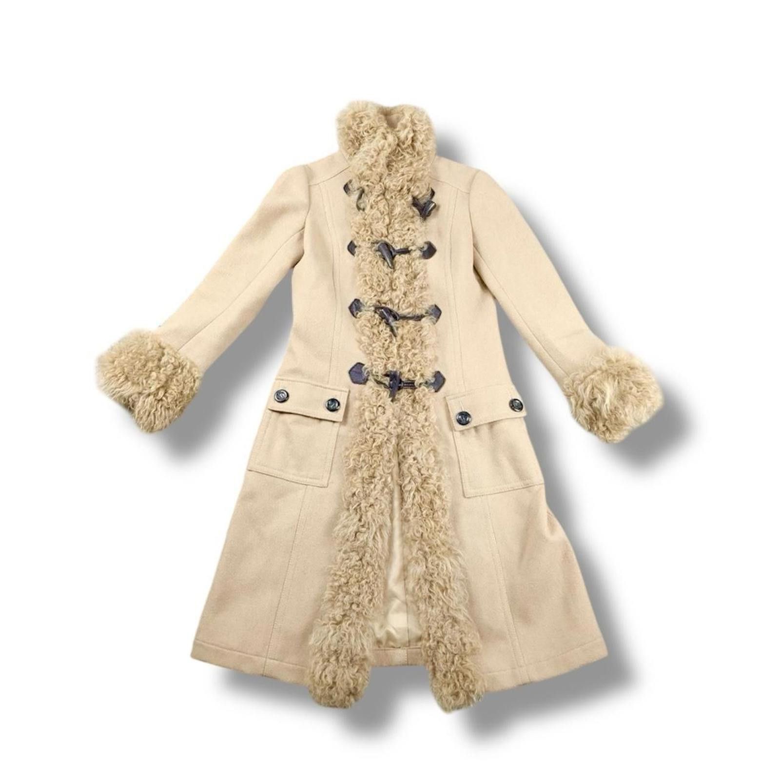 Other Real wool and sheep skin whimsy goth penny lane jacket coat Size XS / US 0-2 / IT 36-38 - 1 Thumbnail
