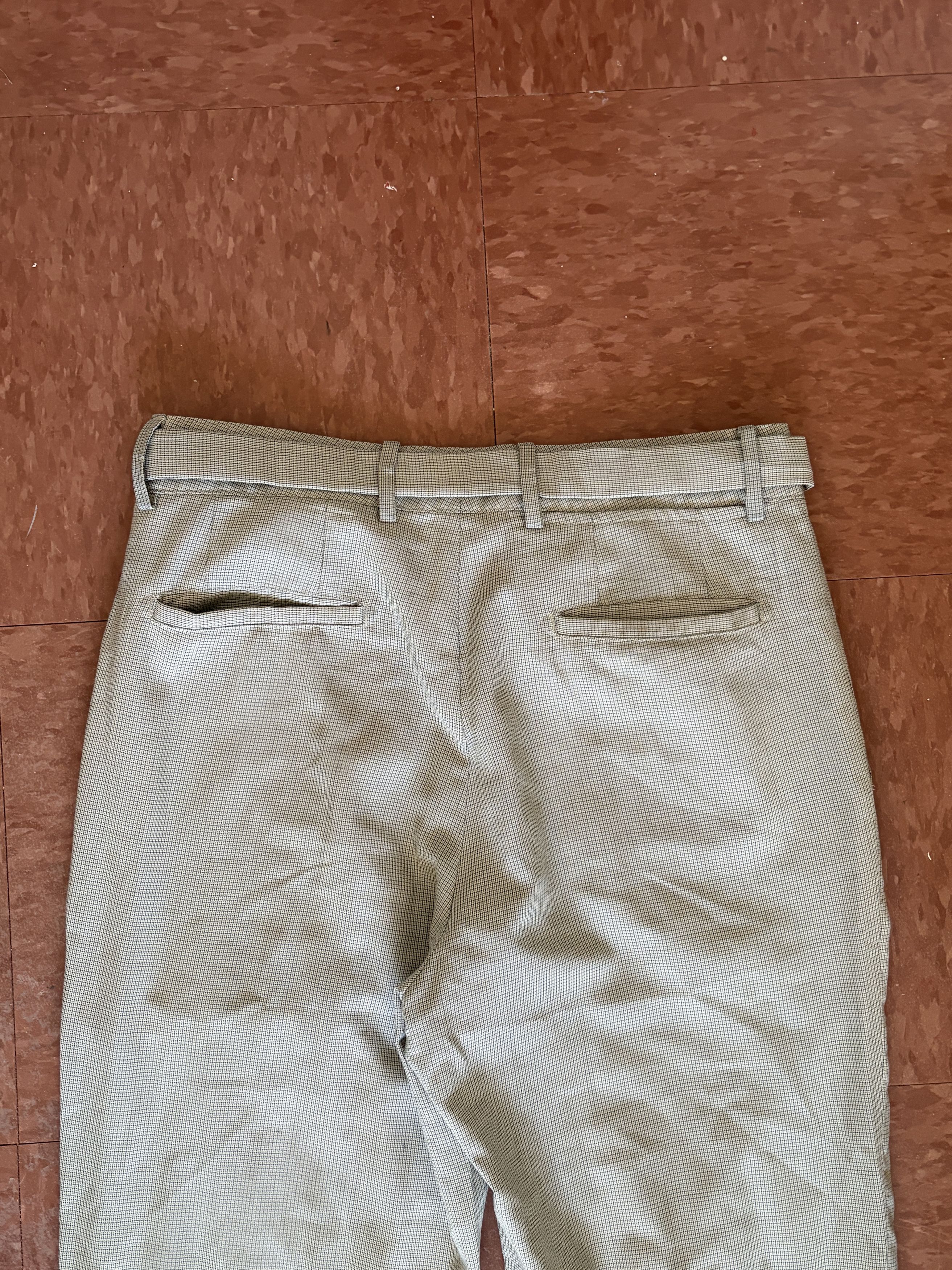 Maison Margiela Martin Margiela SS01 (Line 10) Checkered Belt Pants Size US 30 / EU 46 - 4 Thumbnail