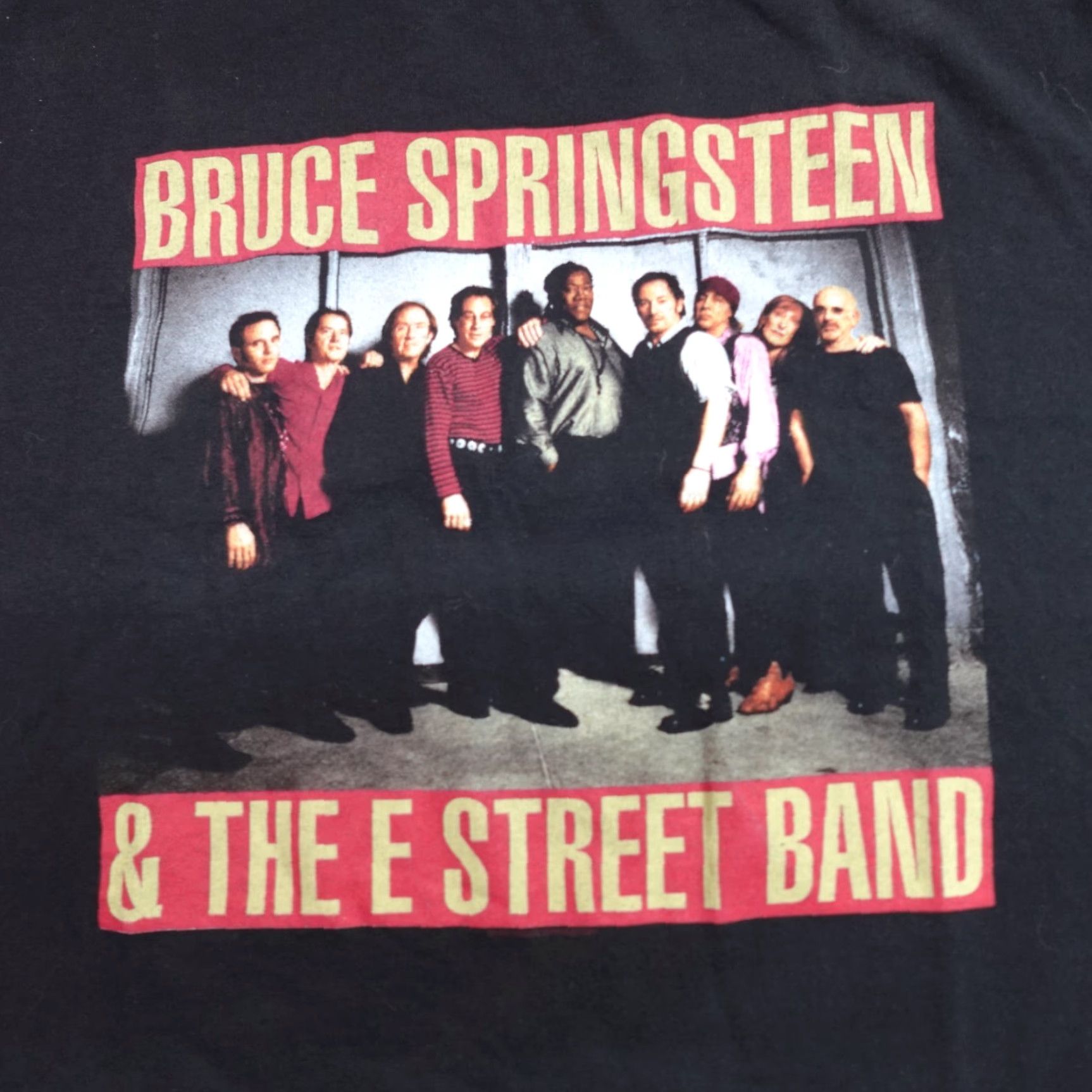 Vintage VINTAGE Bruce Springsteen Shirt L Black 1999 Tour Double Sided E Street Band Shirt Men Regular Cotton Jersey Crew Neck Short Sleeve Size US L / EU 52-54 / 3 - 2 Thumbnail