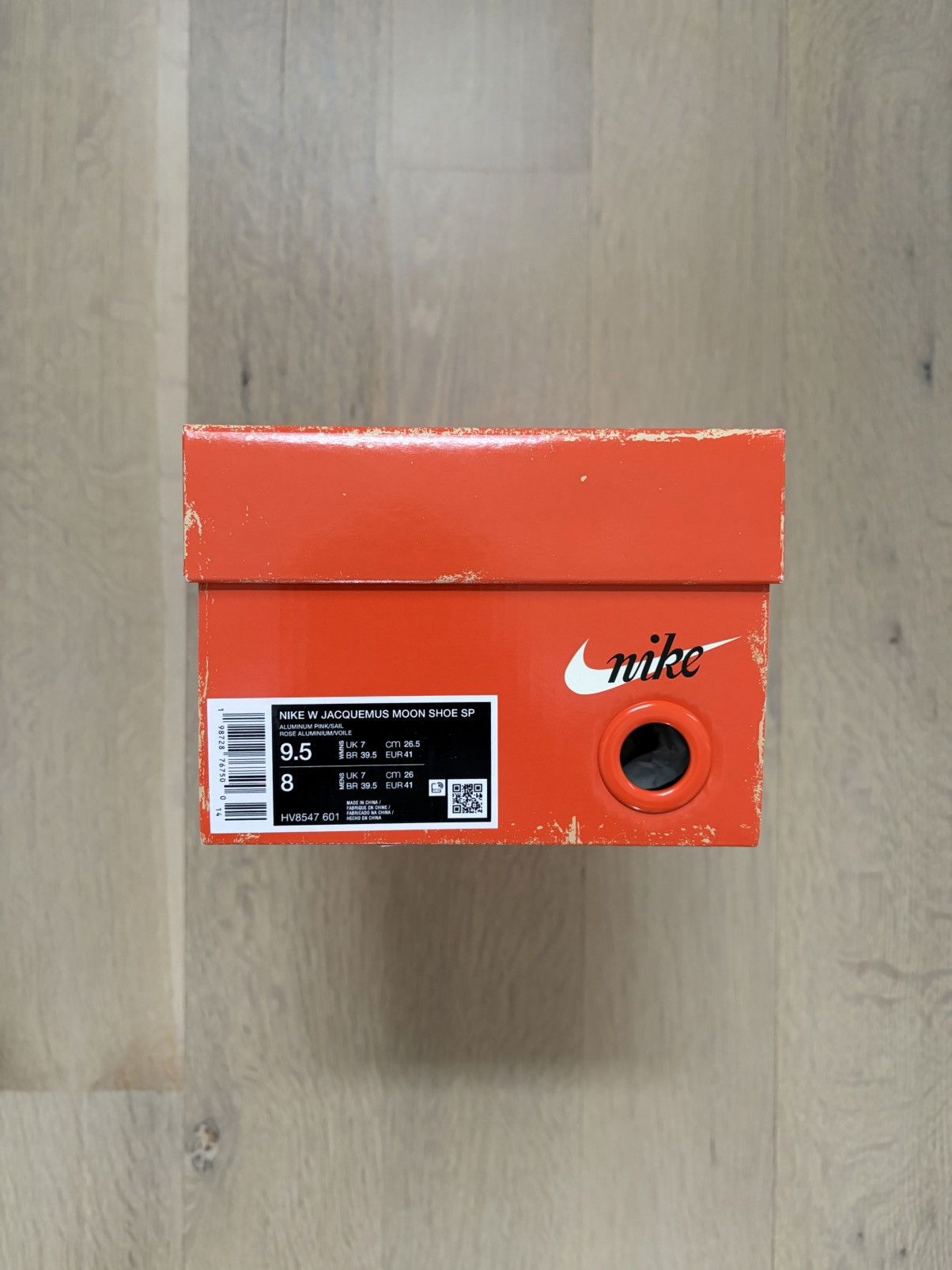 Nike Nike x Jacquemus Moon Shoe SP Aluminum Pink HV8547-601 Size US 9.5 / IT 39.5 - 11 Thumbnail