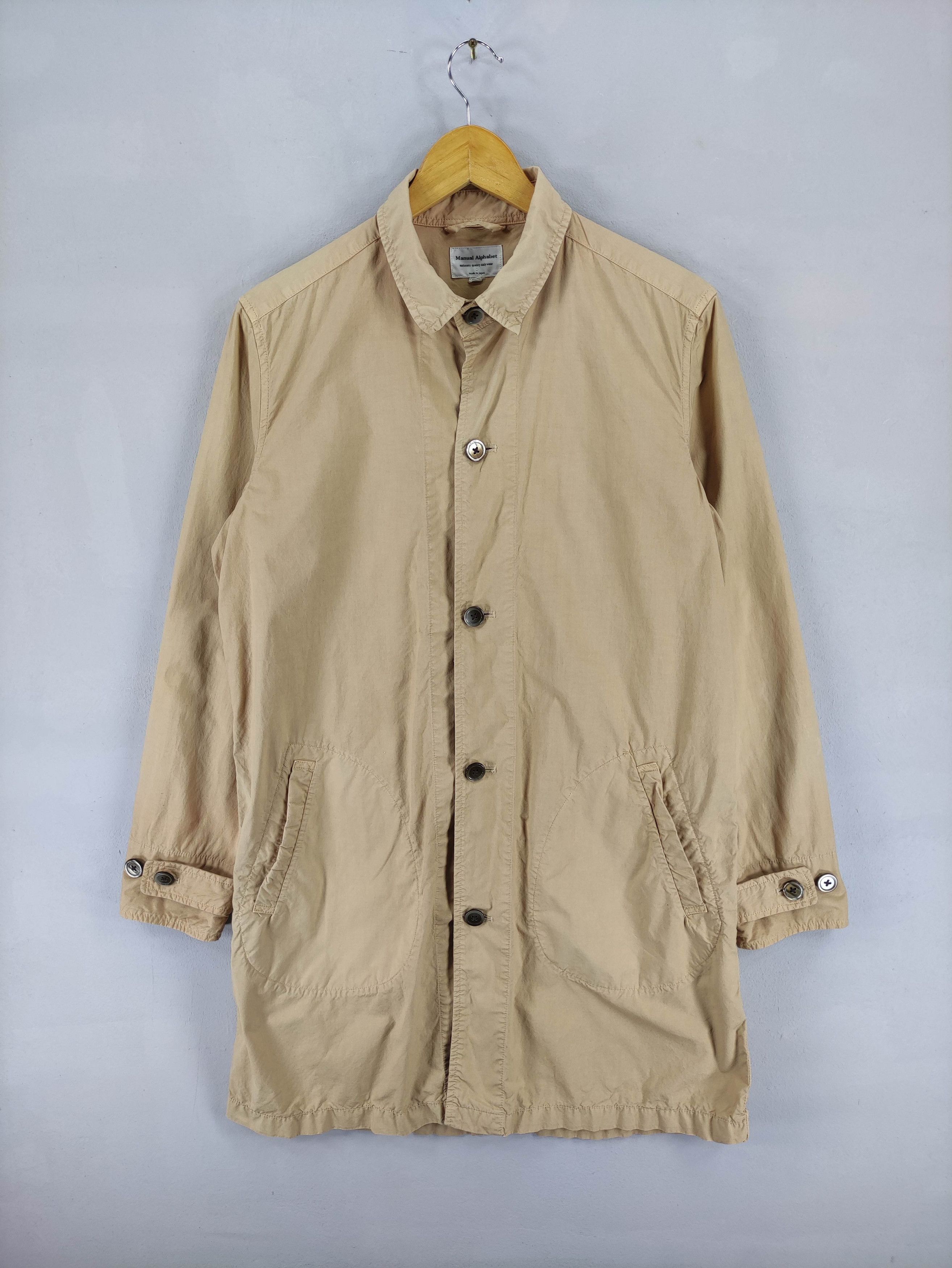 Manual Alphabet Vintage Manual Alphabet Long Coat Jacket Size M / US 6-8 / IT 42-44 - 1 Thumbnail