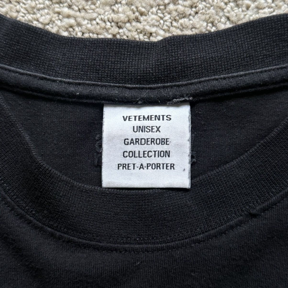 Vetements Gvasalias Oversized T-Shirt (Black) Size US M / EU 48-50 / 2 - 4 Thumbnail