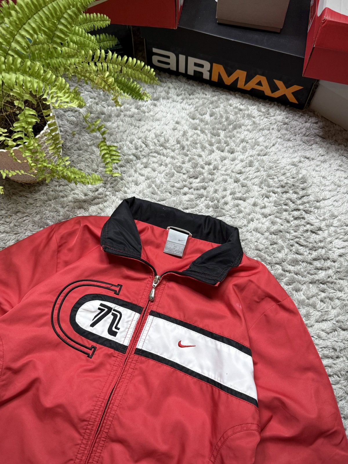 Nike 00s Nike Cortez Rare Jacket Big Logo Vintage Retro Drill Y2K Size US M / EU 48-50 / 2 - 4 Thumbnail