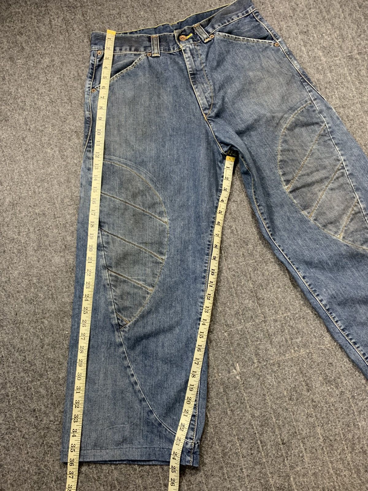 Levi's Rare Levis Europe 102 Uomo Twisted Denim Baggy Knee Padded Size US 30 / EU 46 - 12 Thumbnail