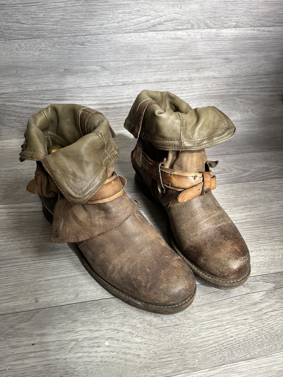 A.S.98 A.S.98 burnished leather, guidi,kimrii ,14th addiction Size US 8 / EU 41 - 6 Thumbnail