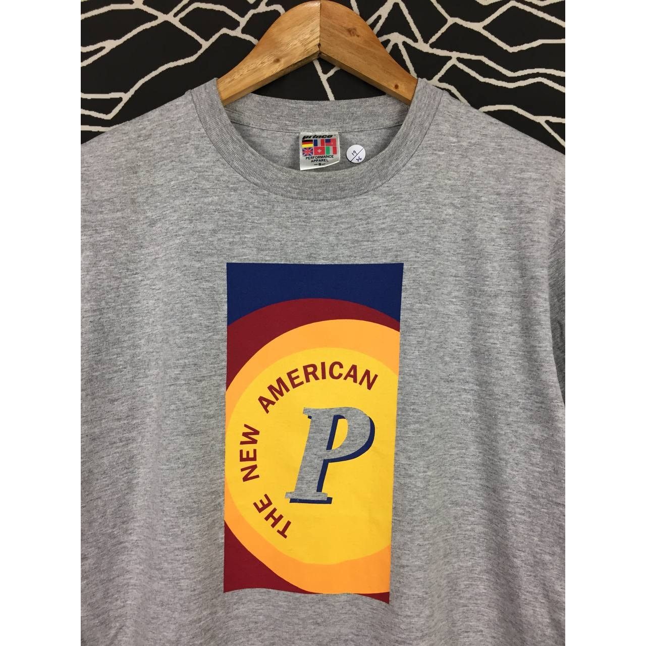 Prince × Vintage Vtg 90s Prince Performance Apparel The New American Tee Size US S / EU 44-46 / 1 - 3 Thumbnail