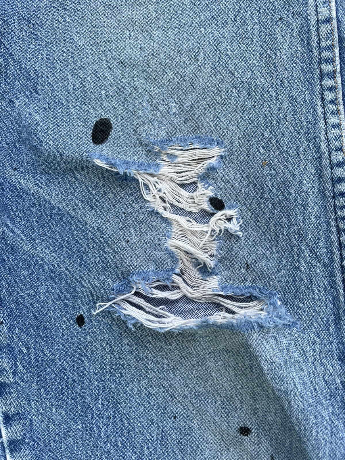 Japanese Brand × Vintage Y2K Wragler Distressed Denim – Rare Size Vintage Size US 32 / EU 48 - 6 Thumbnail