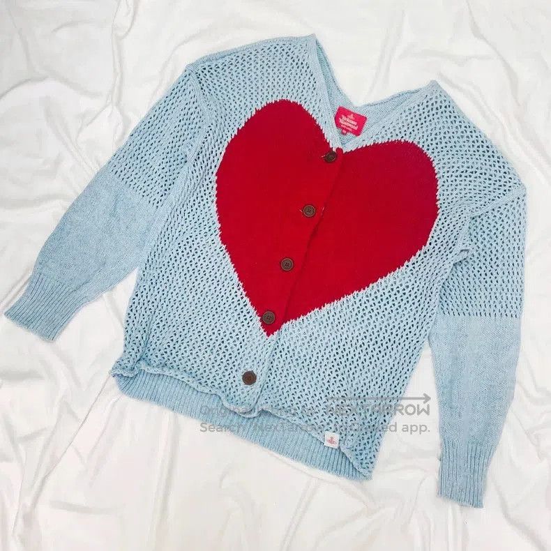 Vivienne Westwood Vivienne Westwood Heart Knit Coat. Size US XS / EU 42 / 0 - 1 Thumbnail
