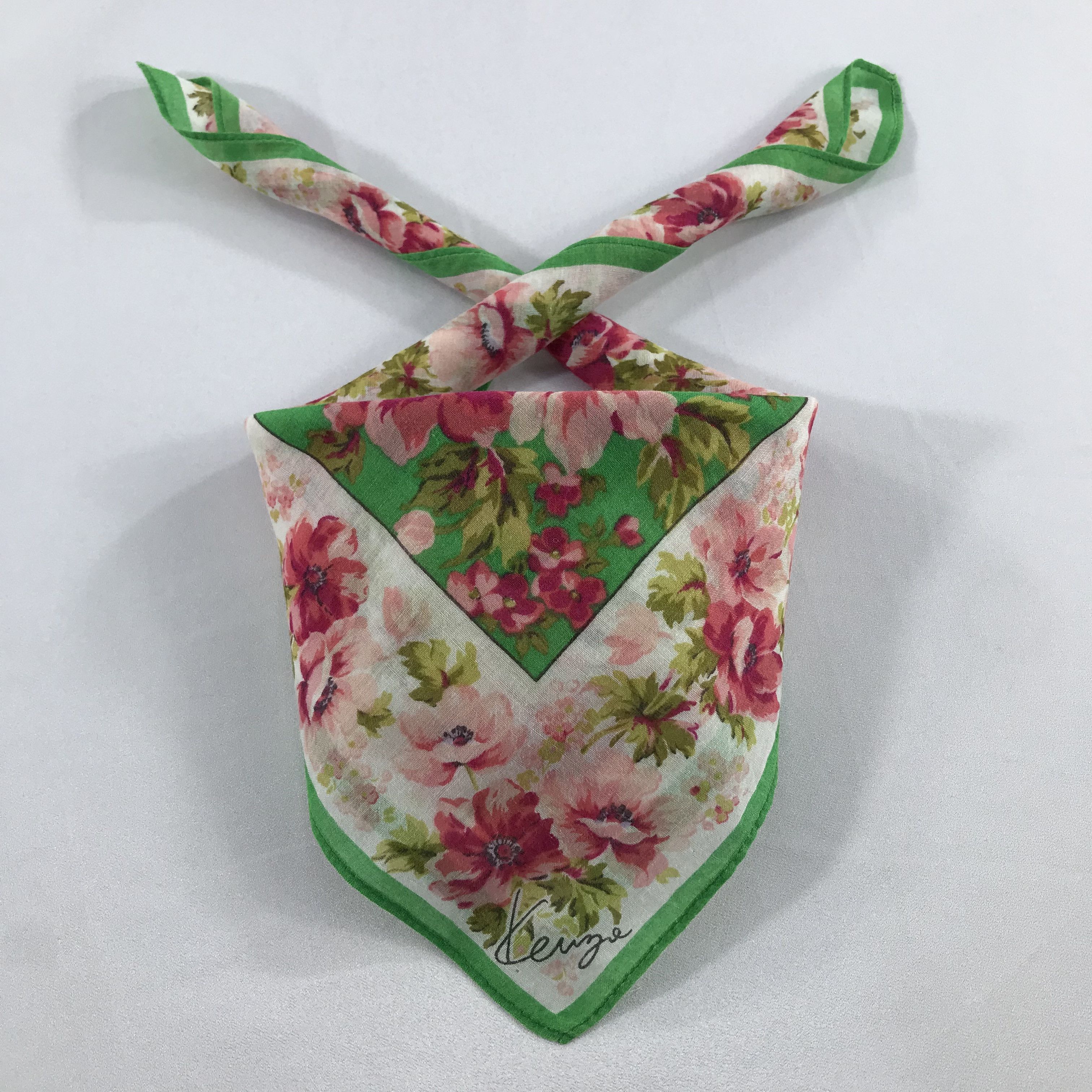 Kenzo × Vintage Kenzo Bandana / Handkerchief / Neckerchief - S1942 Size ONE SIZE - 3 Thumbnail