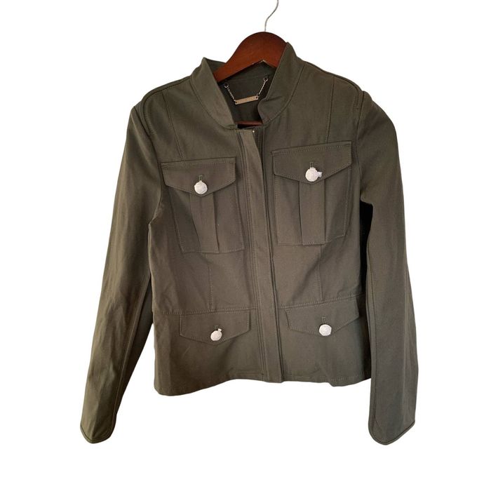 White House Black Market White House Black Market jacket utility green