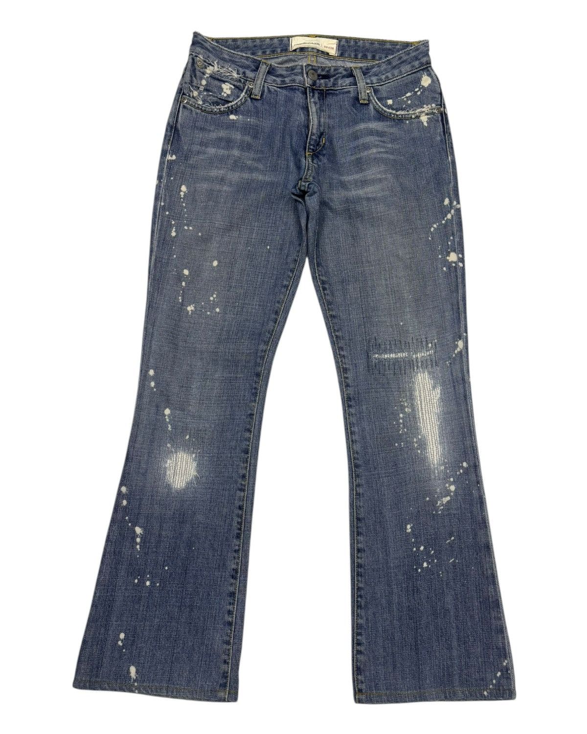Paper Denim & Cloth Flare Jeans Paper Denim & Cloth Distressed Bootcut Jeans Size 28" / US 6 / IT 42 - 7 Thumbnail