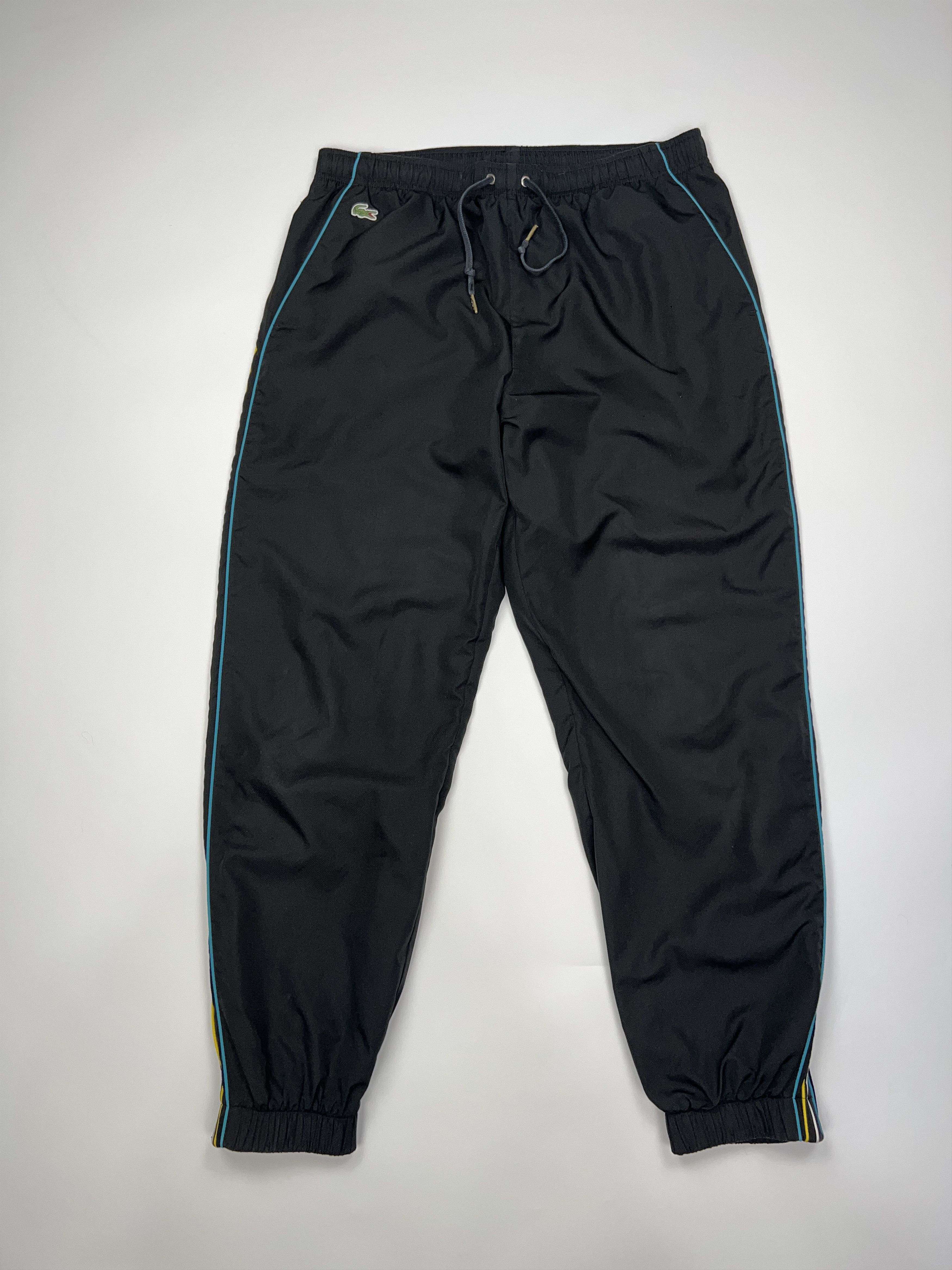 Lacoste Vintage Lacoste Sport Nylon Joggers Striped Pants Small Logo Size US 32 / EU 48 - 2 Thumbnail