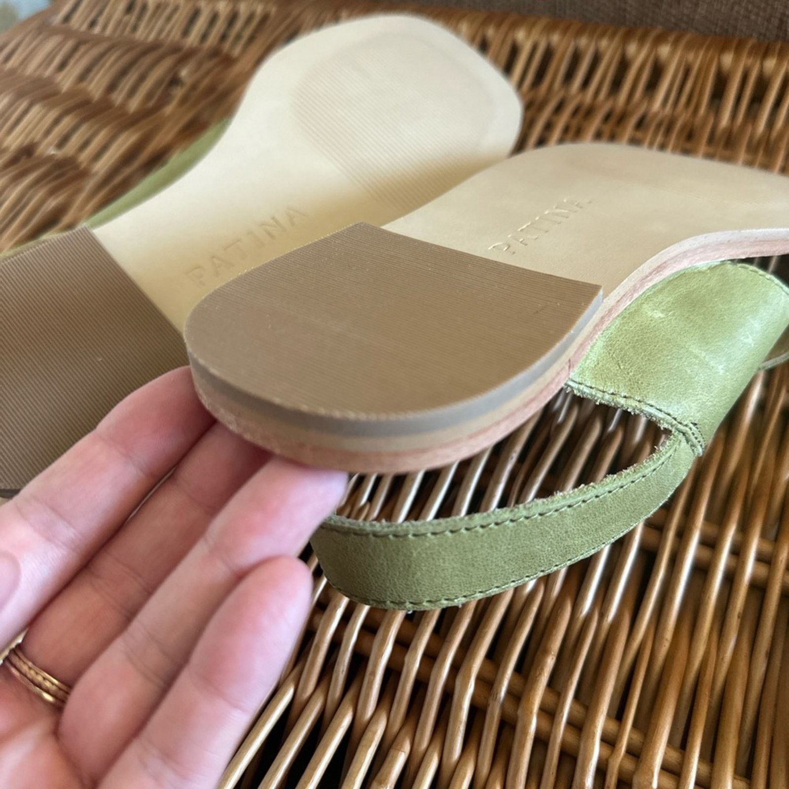 Other Patina sandals in the prettiest green. Size 7 Size US 7.5 / IT 37.5 - 4 Thumbnail
