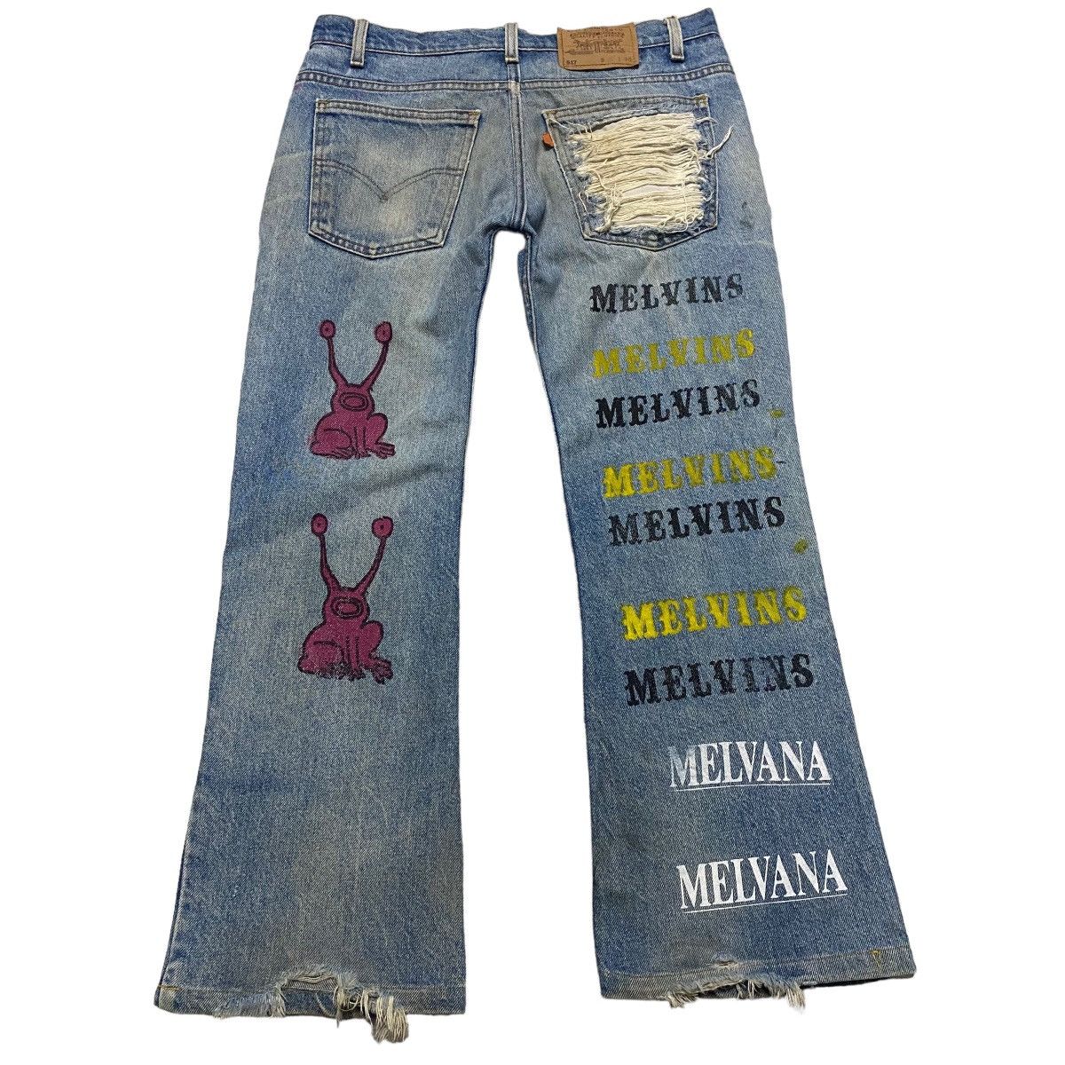 Levi's Levis 517 Sample Thrashed Jeans Grunge Melvins Size US 32 / EU 48 - 1 Thumbnail