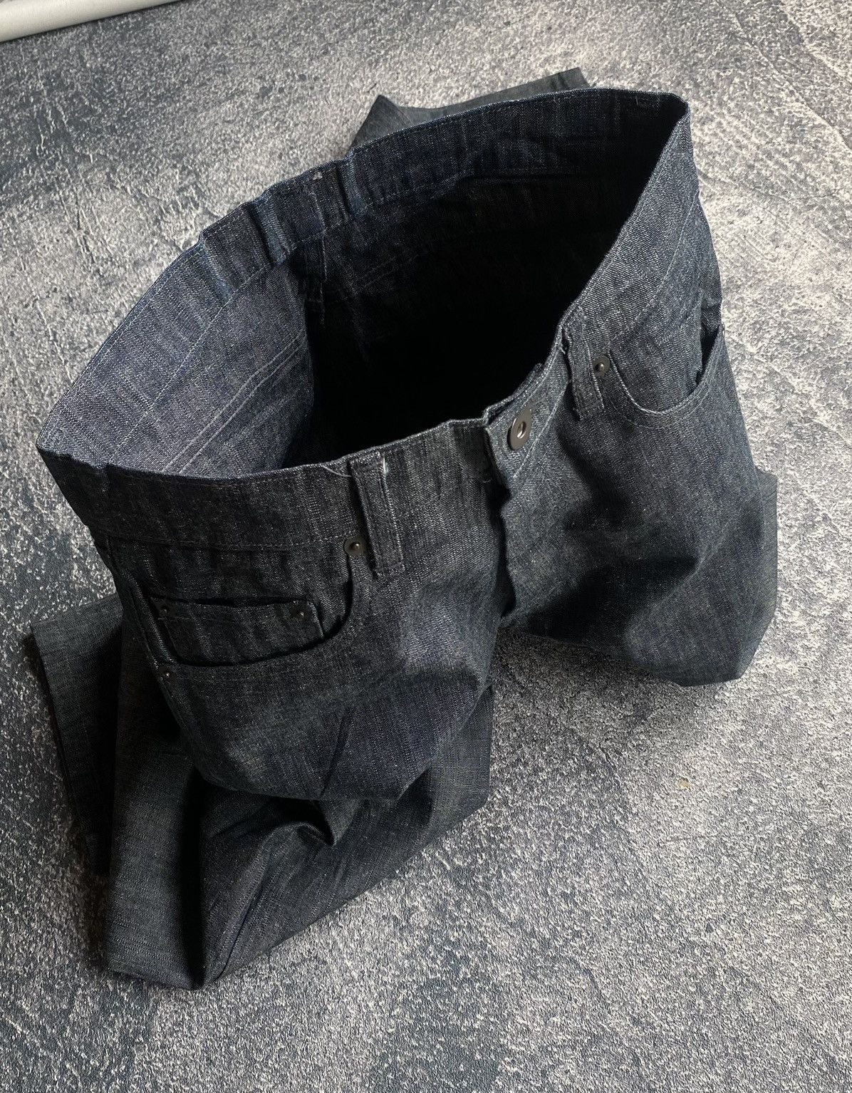 Tornado Mart 🔥Vintage Tornado Mart Stiff Material Japanese Denim Pants Size US 29 - 6 Thumbnail