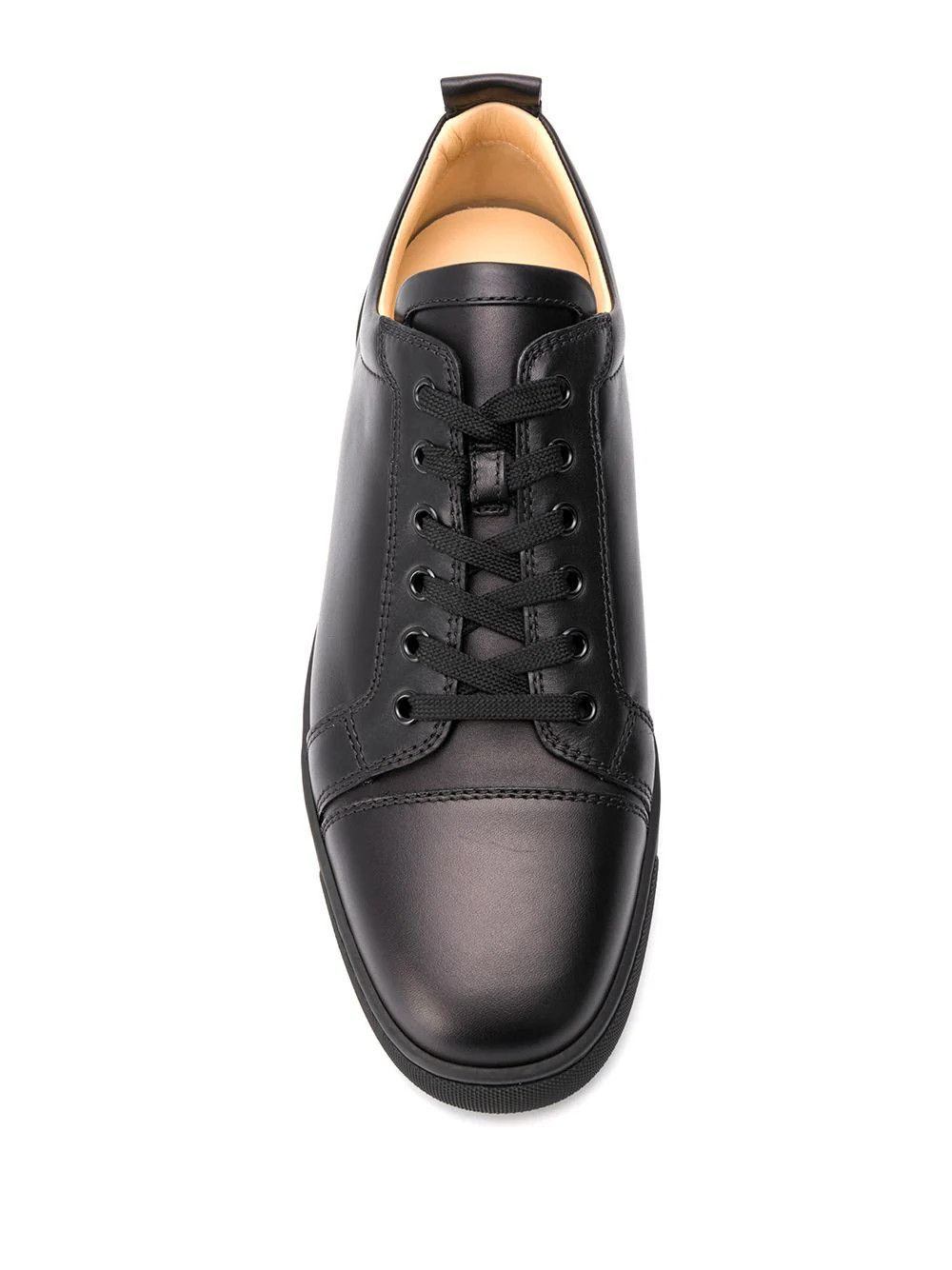 Christian Louboutin o1bcso1str1024 Adolon Junior Flat in Black Size US 12 / EU 45 - 2 Thumbnail