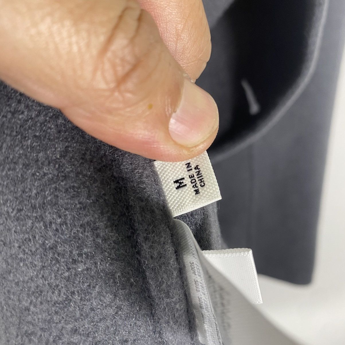 Uniqlo Comptoir Des Cotonniers Wool Blend Half Coat M Dark Grey Size US M / EU 48-50 / 2 - 10 Thumbnail