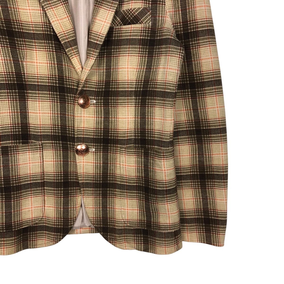Japanese Brand Hydrogen Archive Plaid Skull Italian Tailored Jacket Size US M / EU 48-50 / 2 - 6 Thumbnail