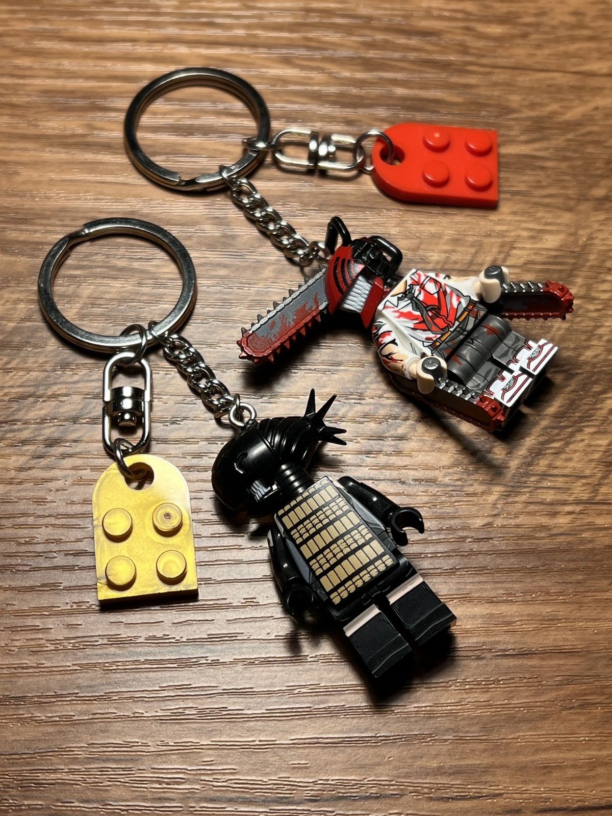 Anime chainsaw man denji reze lego minifigure keychain keyring Size ONE SIZE - 3 Thumbnail