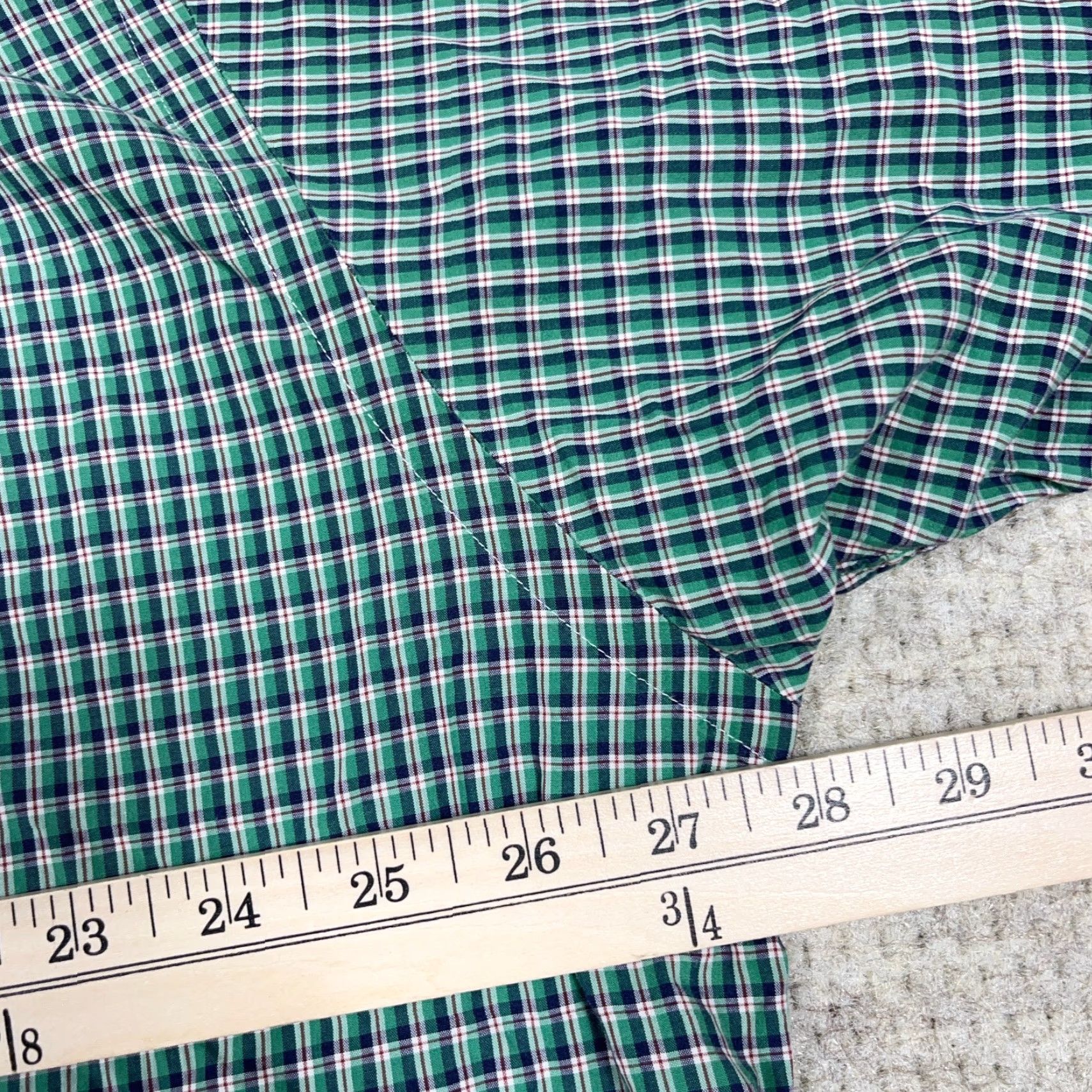 Ralph Lauren Ralph Lauren Shirt Men XL Green Plaid Button-Up Blake Regular Pocket Cotton Size US XL / EU 56 / 4 - 7 Thumbnail