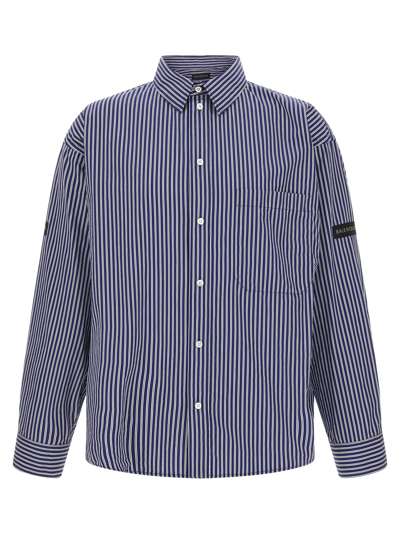Balenciaga Striped shirt Size US M / EU 48-50 / 2 - 1 Thumbnail