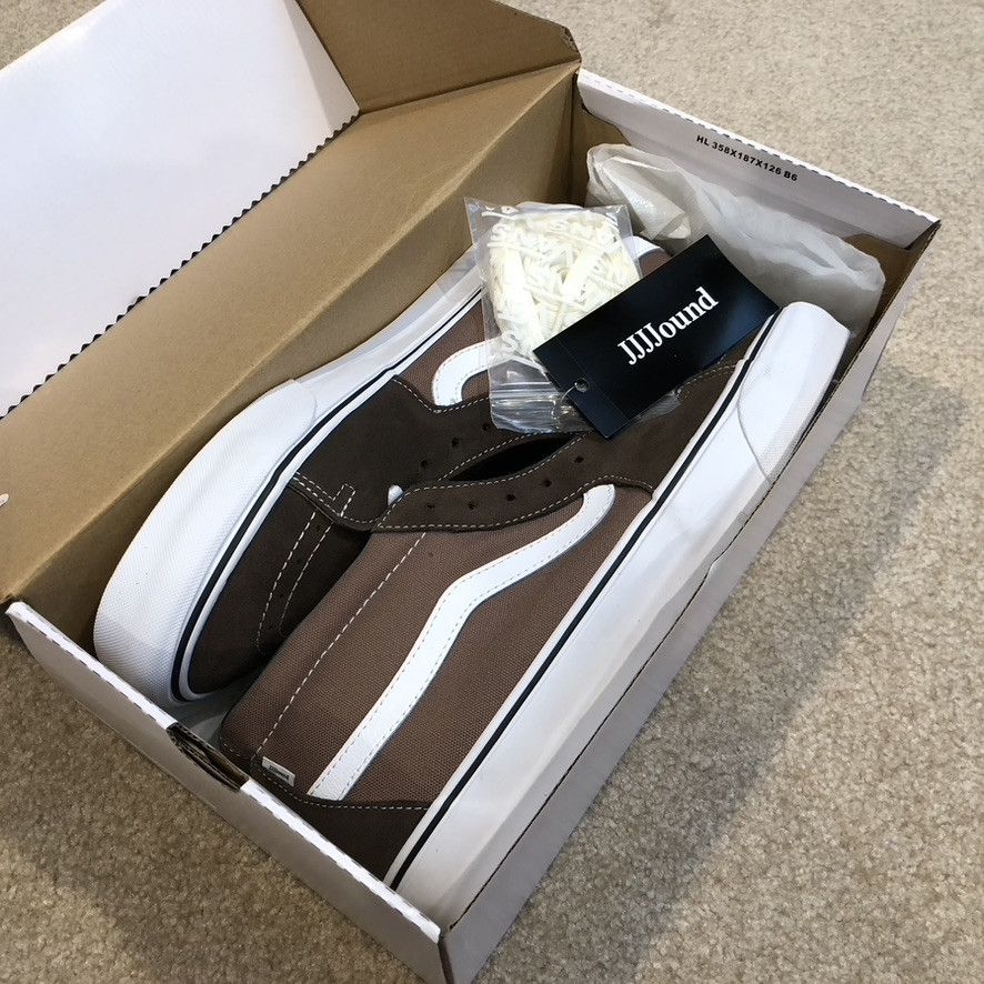 JJJJound × Vans 2021 JJJJound x Vans Vault Sk8-Mid VLT LX 'Brown' DEADSTOCK Size US 13 / EU 46 - 9 Thumbnail