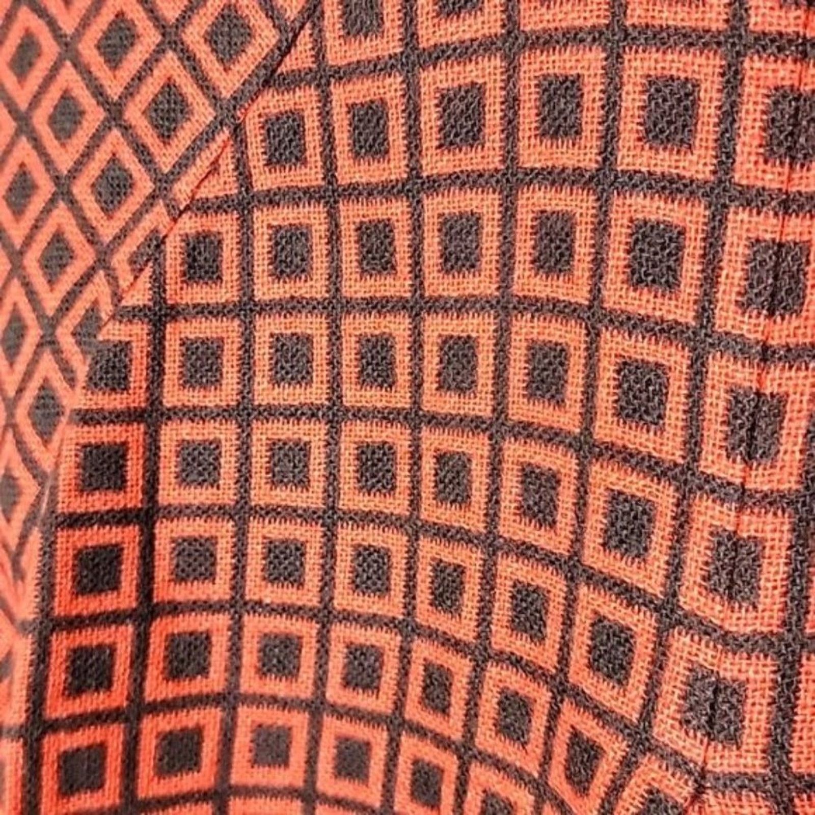 Vintage Adrienne Vittadini Womens Retro Print Wool Blend Cape Jacket Size S / US 4 / IT 40 - 15 Thumbnail