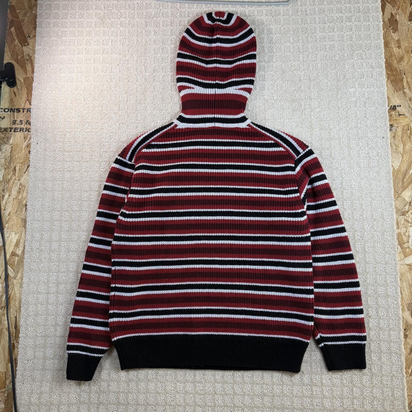 Supreme Supreme Balaclava Stripe Knit Sweater Hoodie Large NWT 2022 Size US L / EU 52-54 / 3 - 4 Thumbnail