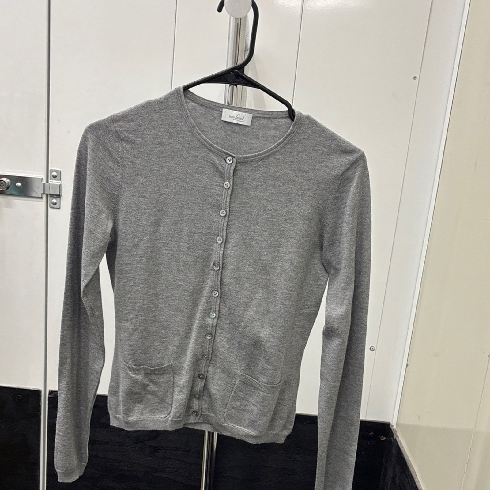Other NWT Van Laack Gray Women's Cardigan Sweater Size XS Size XS / US 0-2 / IT 36-38 - 6 Thumbnail