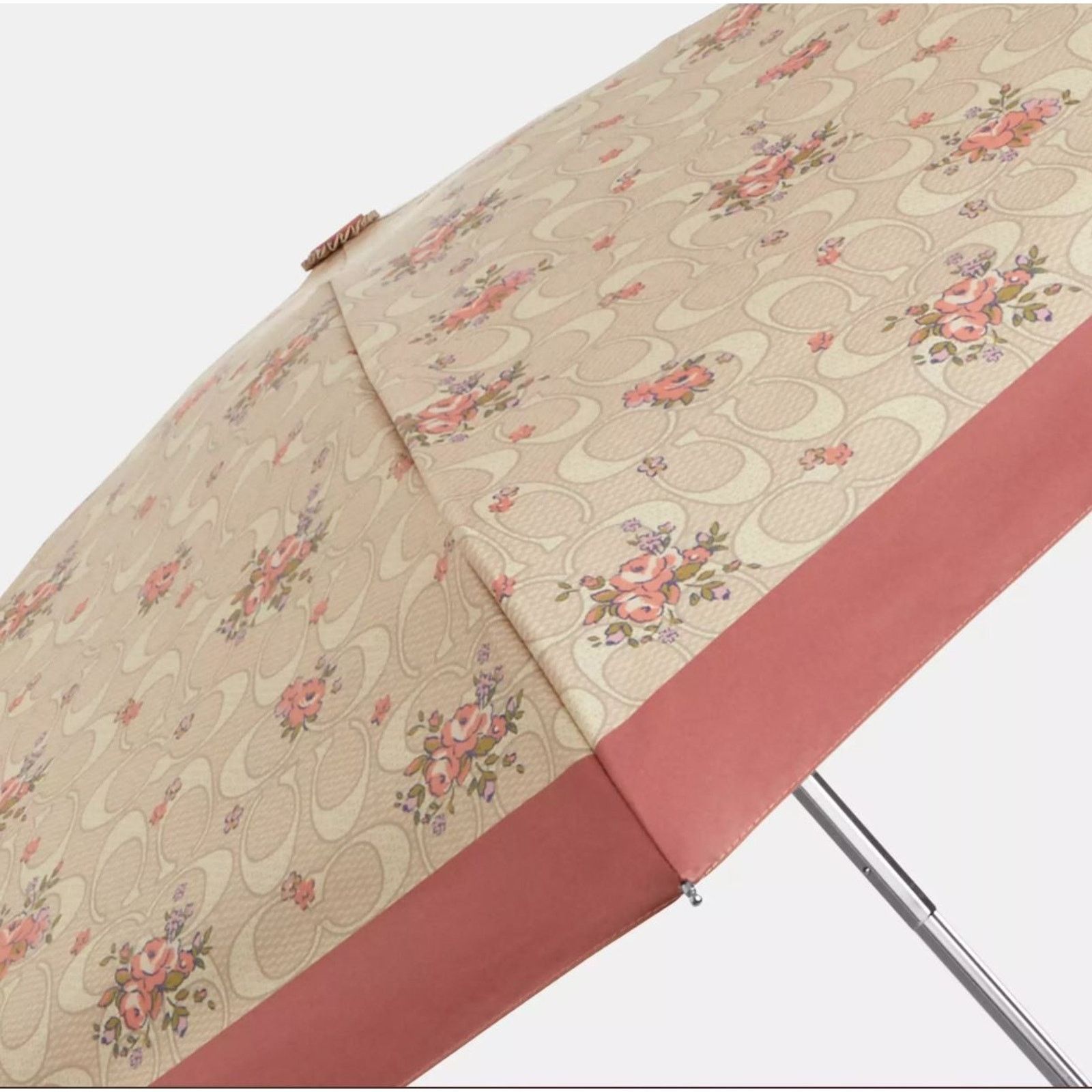 Coach NWT Coach CCS84 Uv Protection Mini Umbrella Floral Print Size ONE SIZE - 2 Thumbnail
