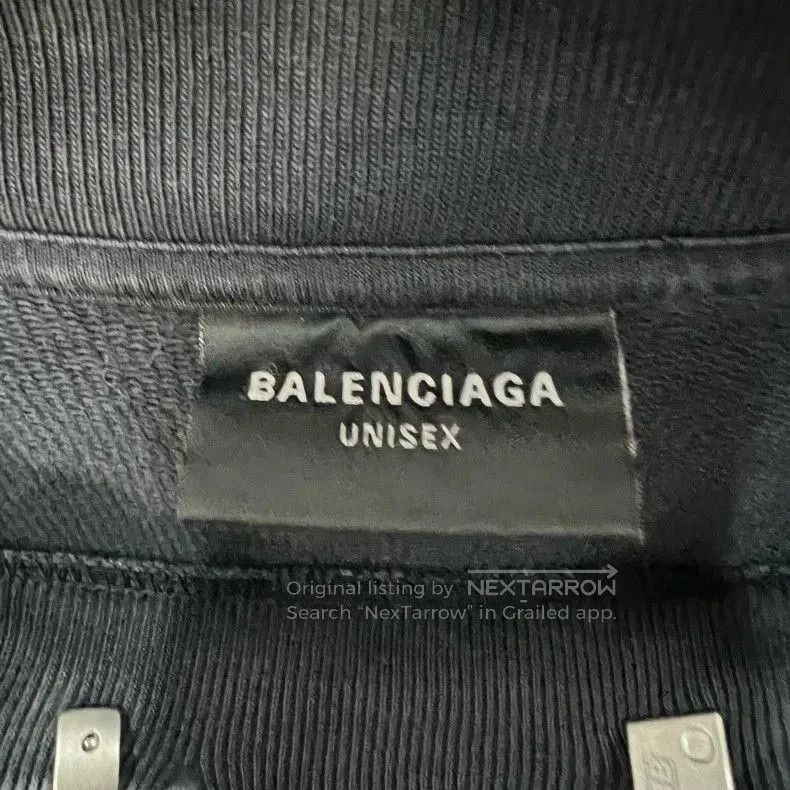 Balenciaga Balenciaga Black Perforated Metal Crewneck Sweatshirt. Size US XS / EU 42 / 0 - 3 Thumbnail