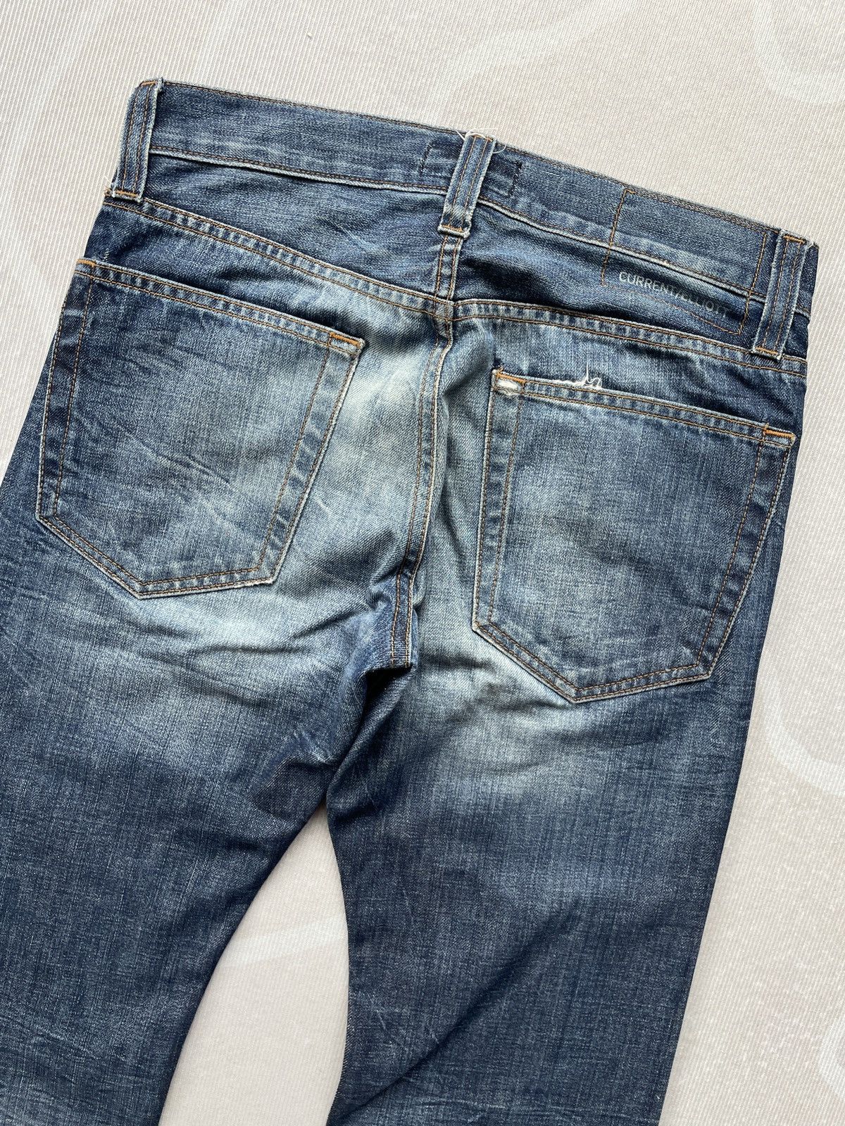 Current/Elliot × Elliott Current Elliott Slim Straight Jeans (P71) Size 30" / US 8 / IT 44 - 10 Thumbnail