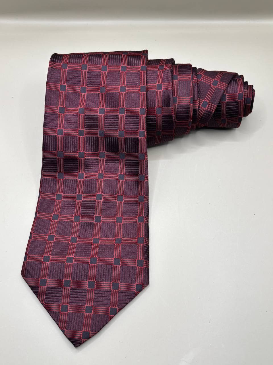 Vintage Jean Jacques Benson Handmade Italian Silk Tie Size ONE SIZE - 1 Thumbnail