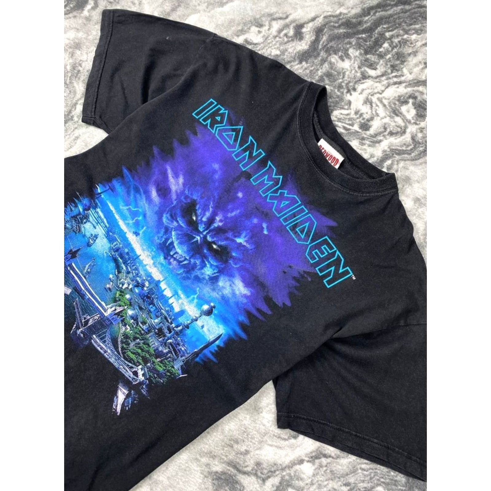 Vintage VINTAGE Iron Maiden T-Shirt Men XL Black Short Sleeve Crew Neck 2000s Band Size US XL / EU 56 / 4 - 3 Thumbnail