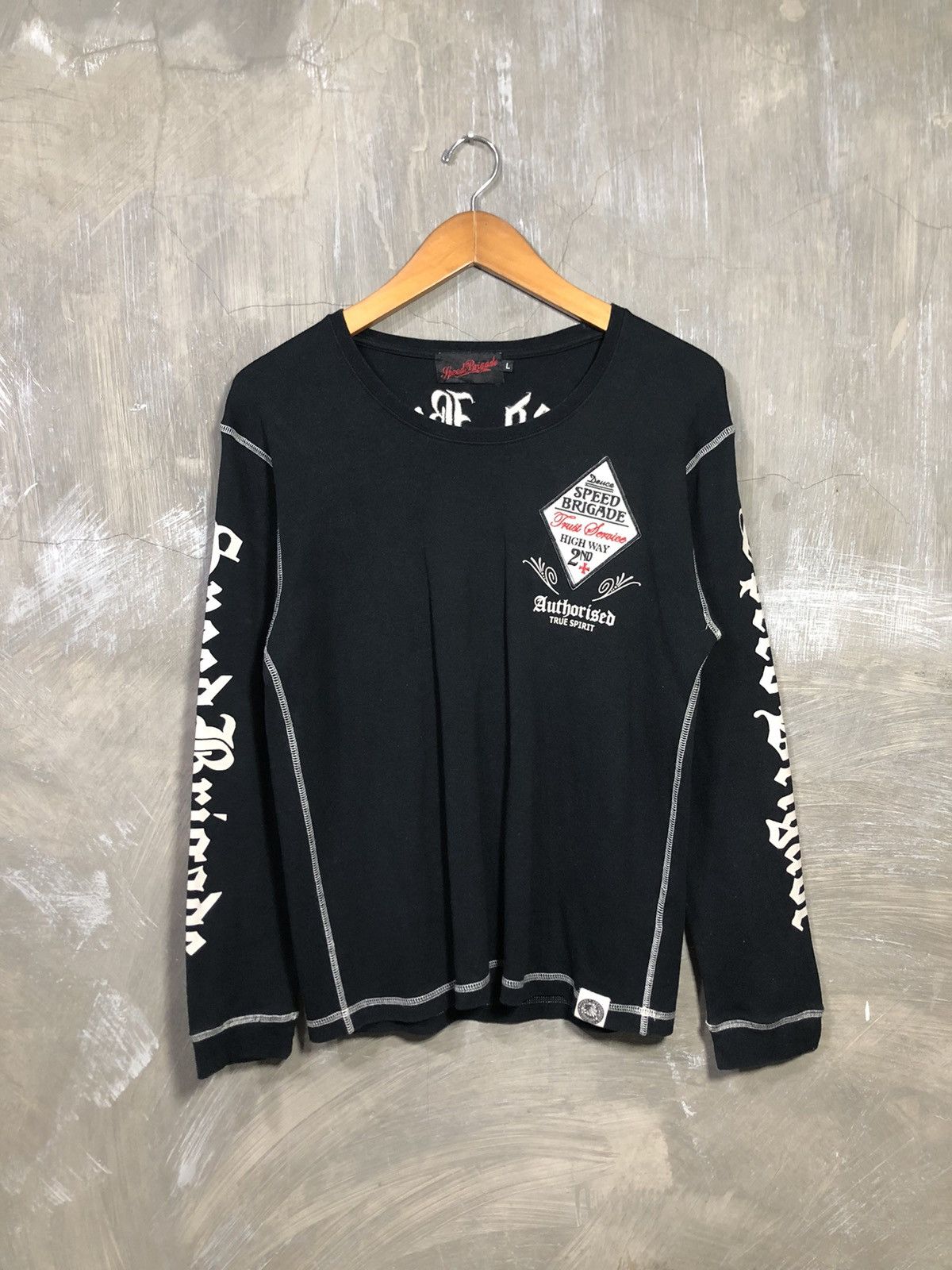 Japanese Brand × Vintage Y2K Speed Brigade Longsleeve T-shirt Size US L / EU 52-54 / 3 - 2 Thumbnail